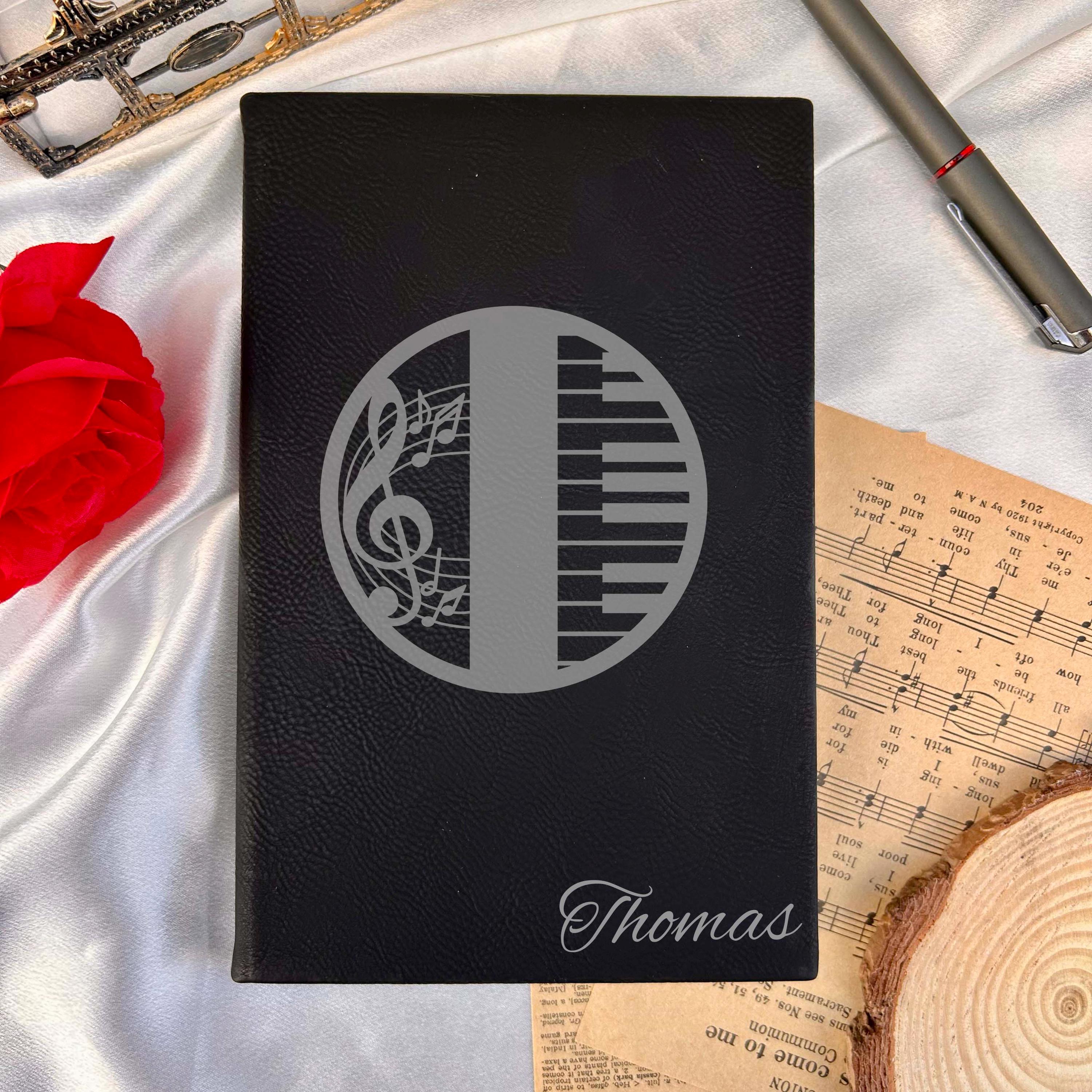 Piano Custom Journal – Hard Cover, Piano Design #2