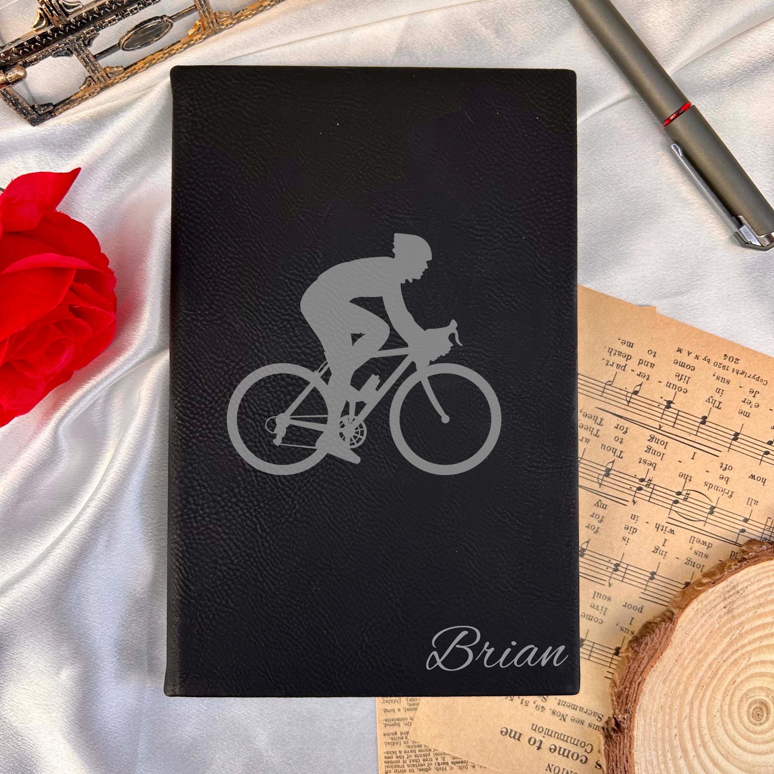 Bicycle Custom Journal – Hard Cover, Bike Design #1