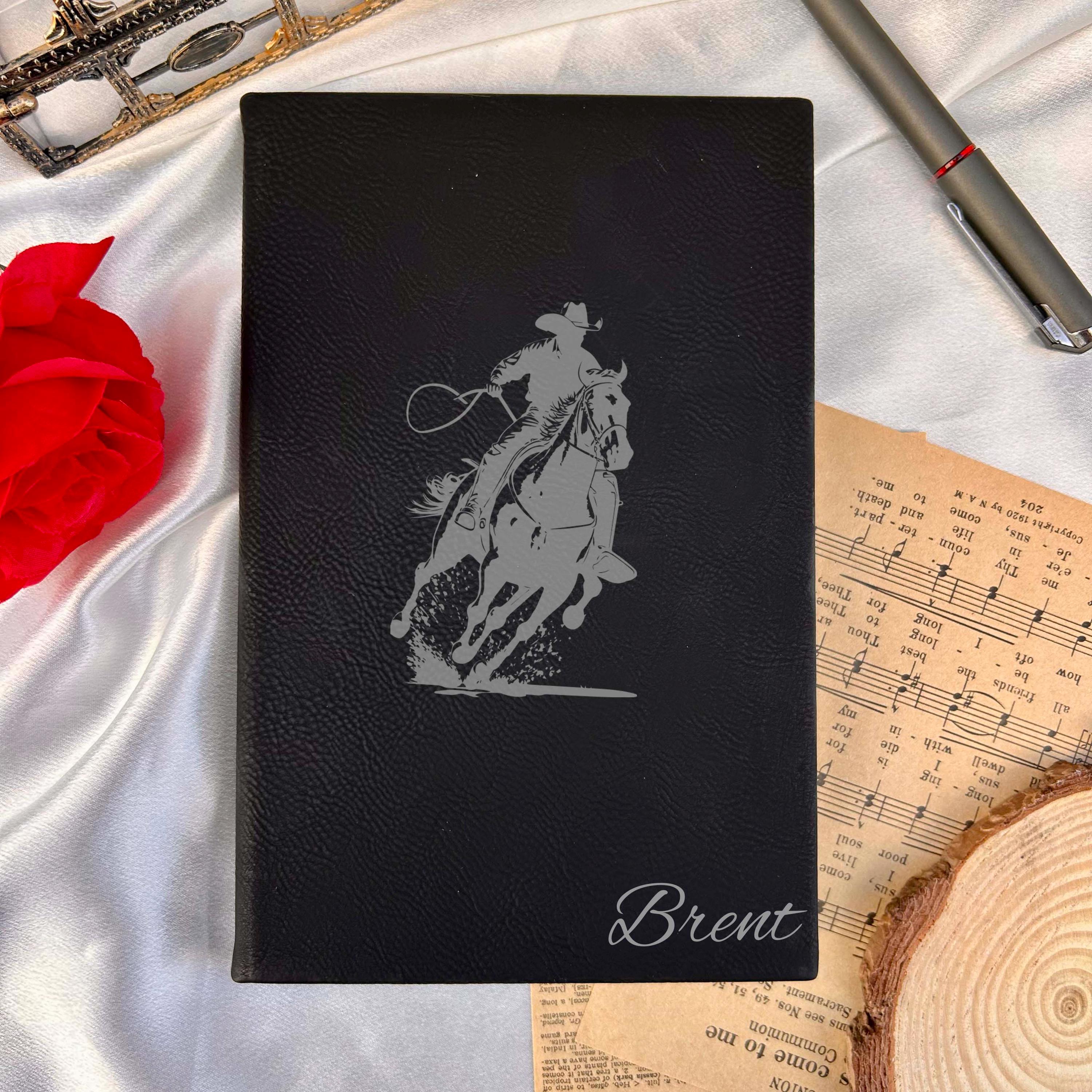Cowboy Custom Journal – Hard Cover, Cowboy Design #2