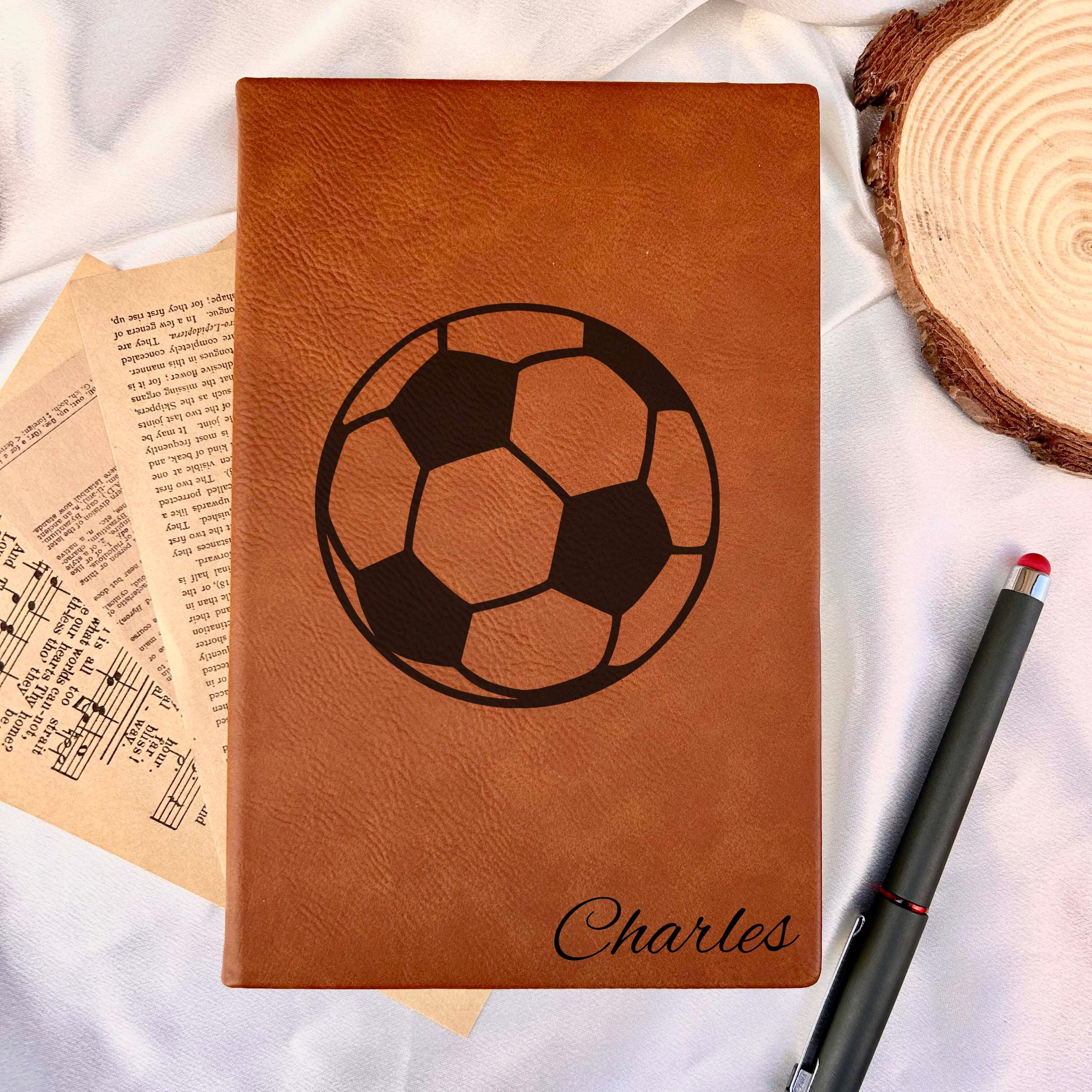 Soccer Ball Custom Journal – Hard Cover