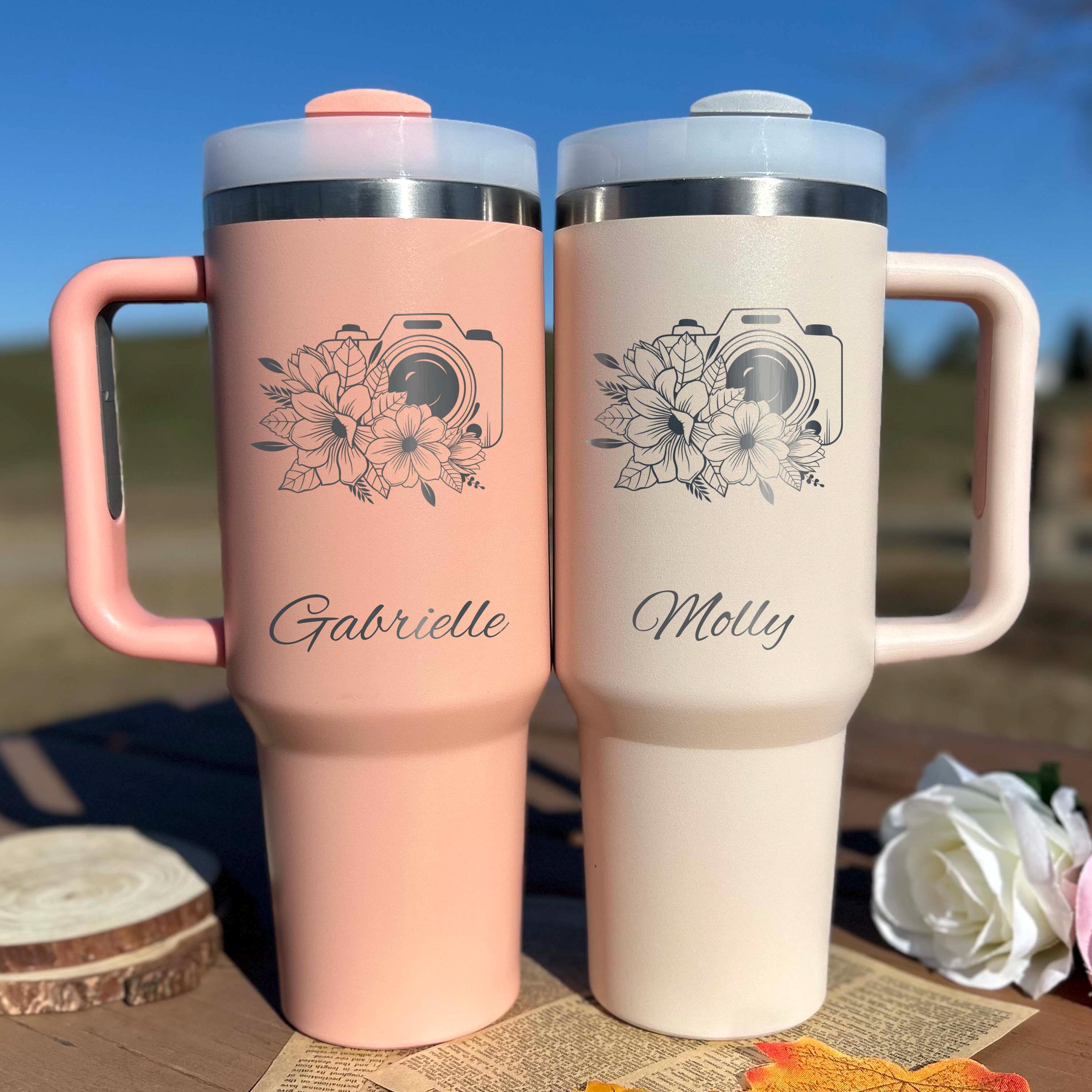Photographer 40oz Engraved Tumbler – Stainless Steel