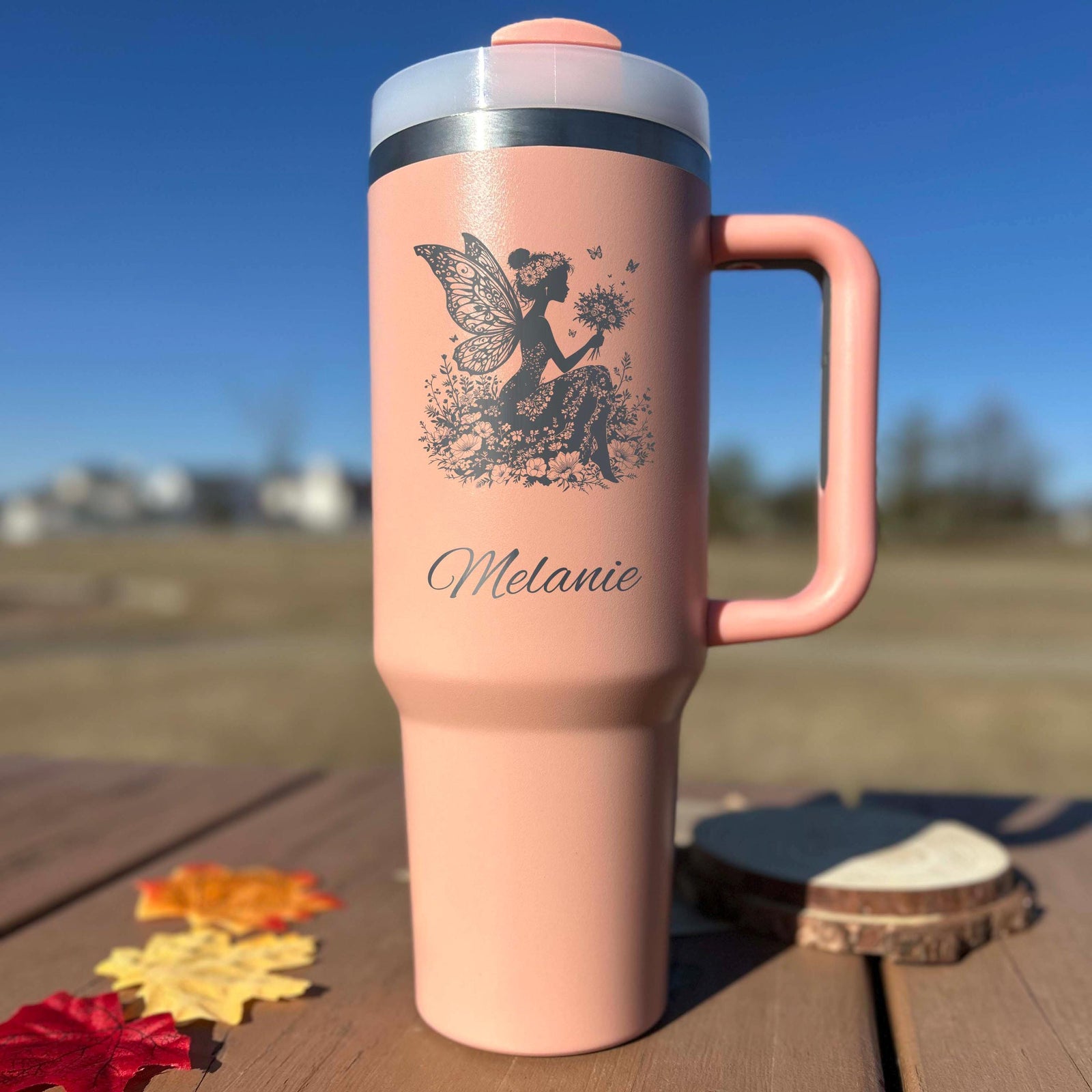 Queen Fairy 40oz Engraved Tumbler – Stainless Steel