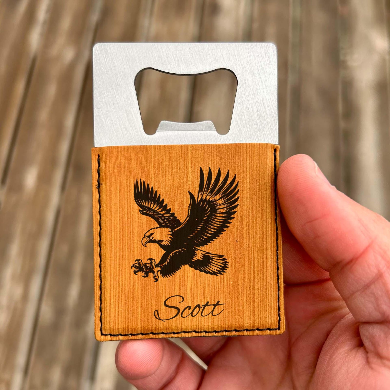 Eagle Large Bottle Opener – Stainless Steel, Eagle Design #1