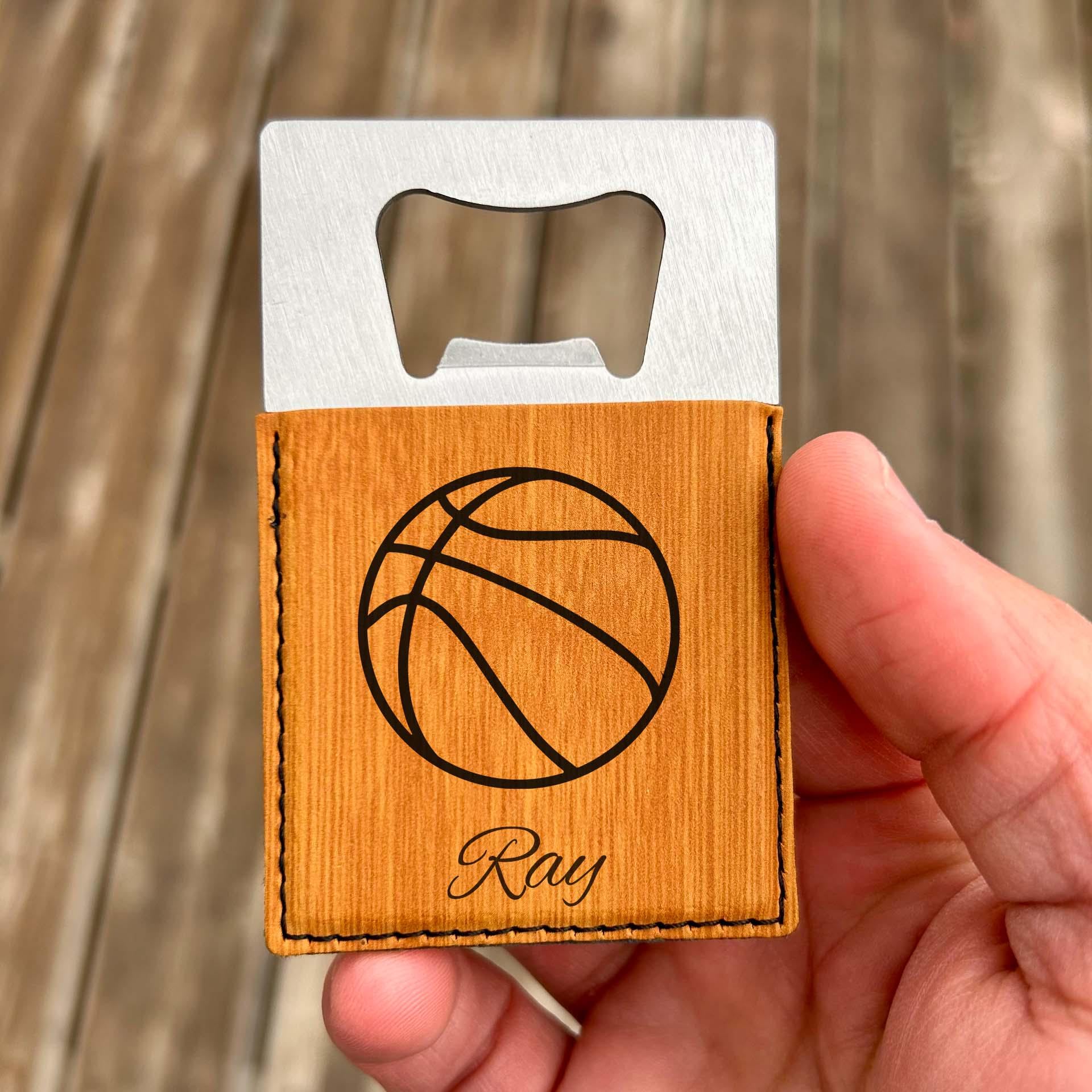 Basketball Large Bottle Opener – Stainless Steel