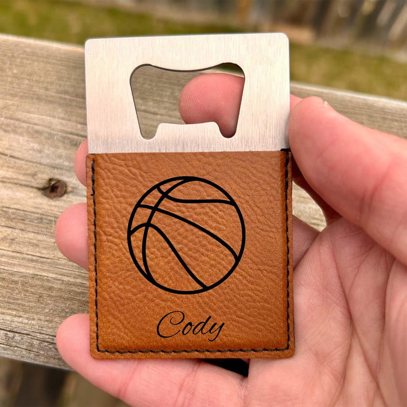 Basketball Large Bottle Opener – Stainless Steel