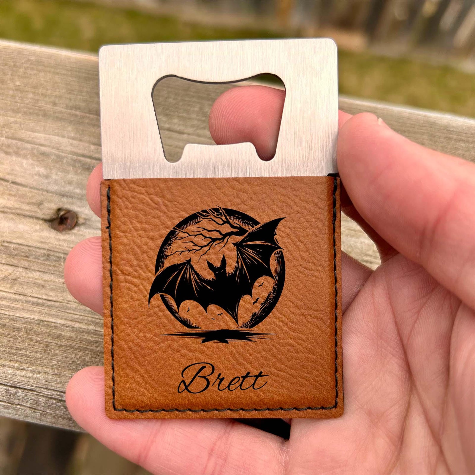 Bat Large Bottle Opener – Stainless Steel