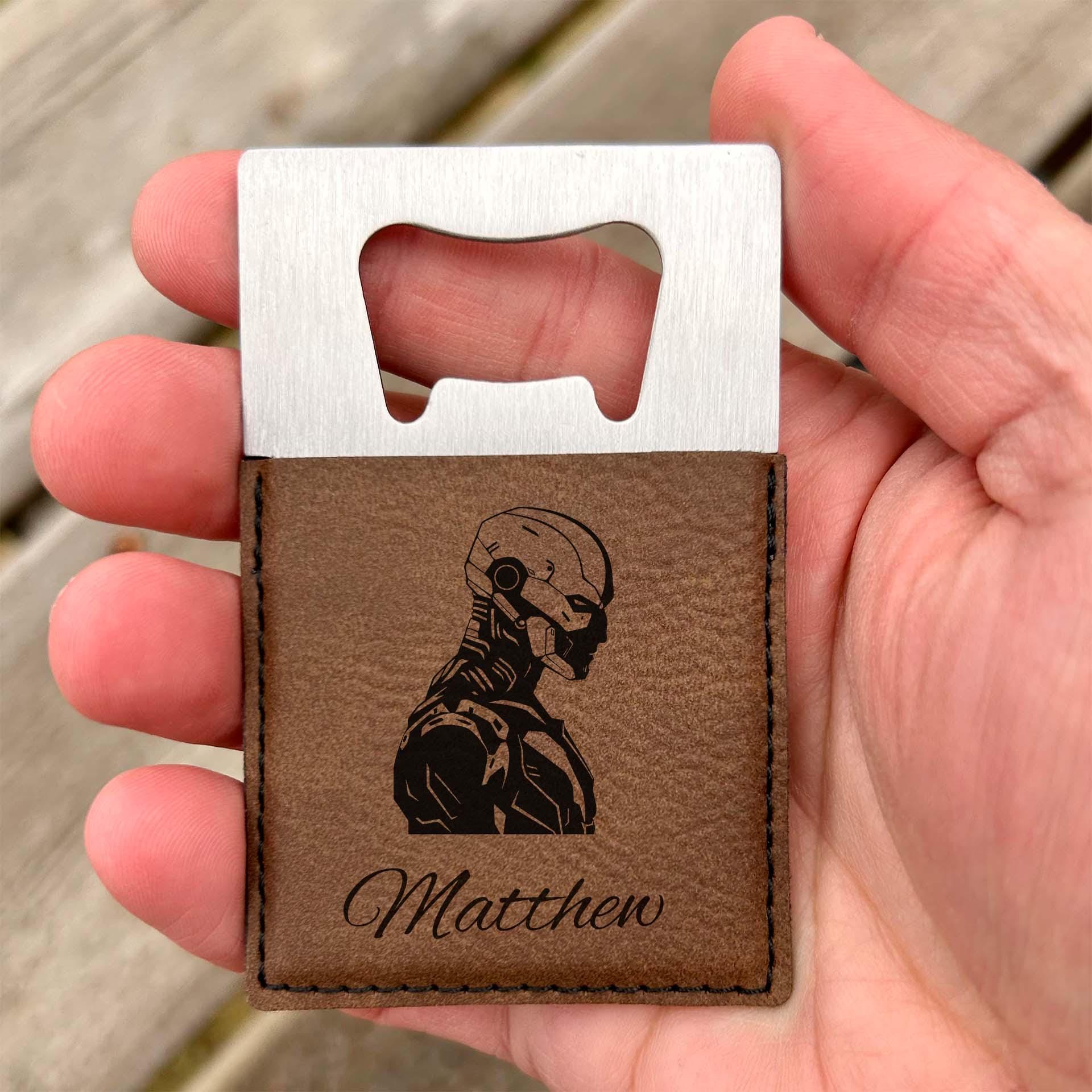 Cyborg Large Bottle Opener – Stainless Steel