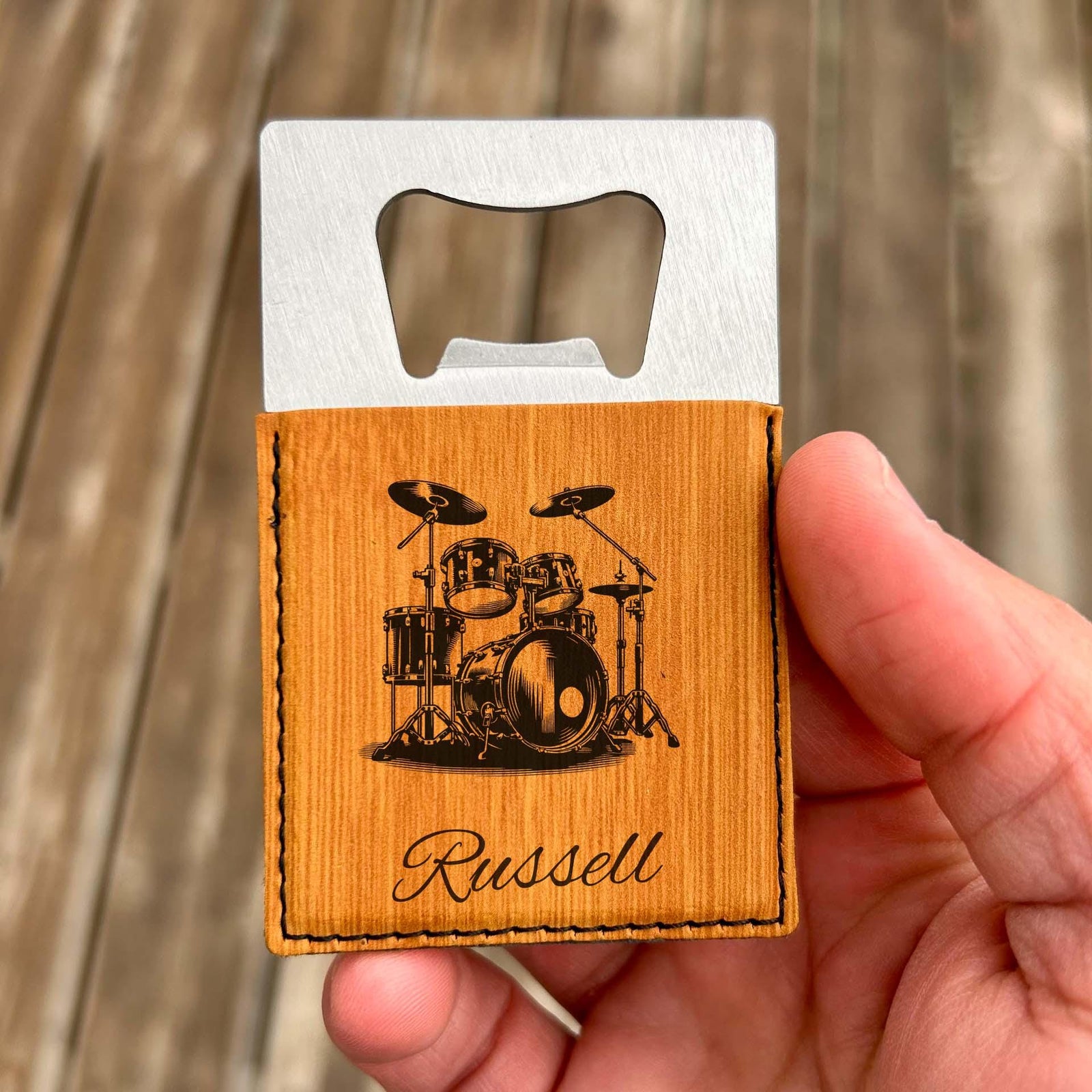 Drums Large Bottle Opener – Stainless Steel