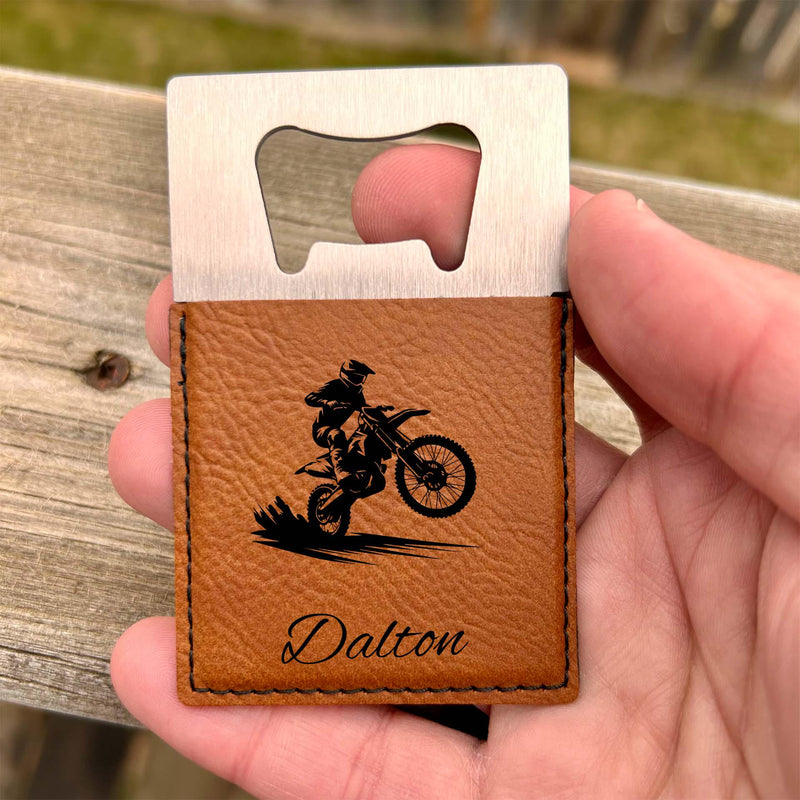 Dirt Biker Bottle Opener – Stainless Steel