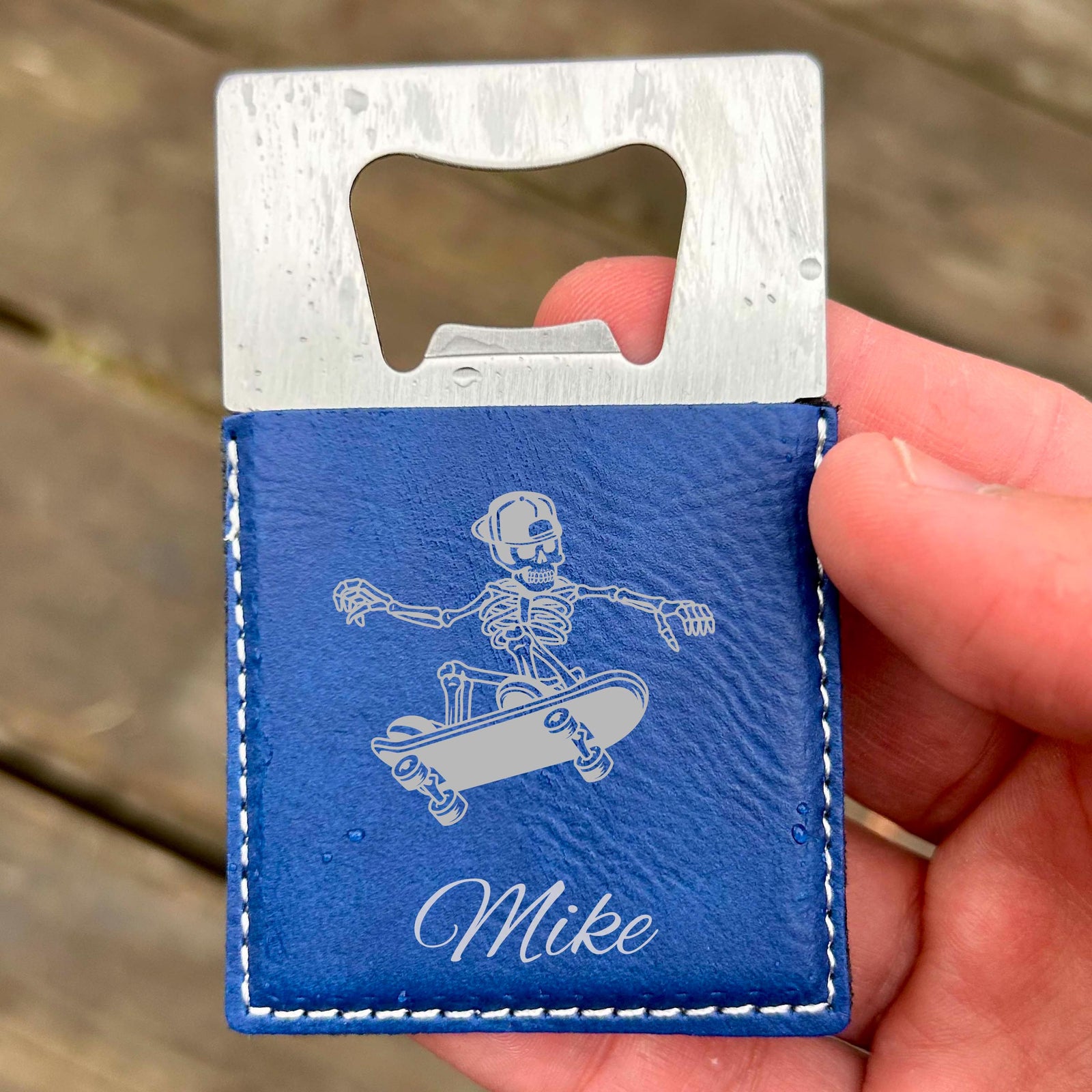 Skate Large Bottle Opener – Stainless Steel, Skate Design #1