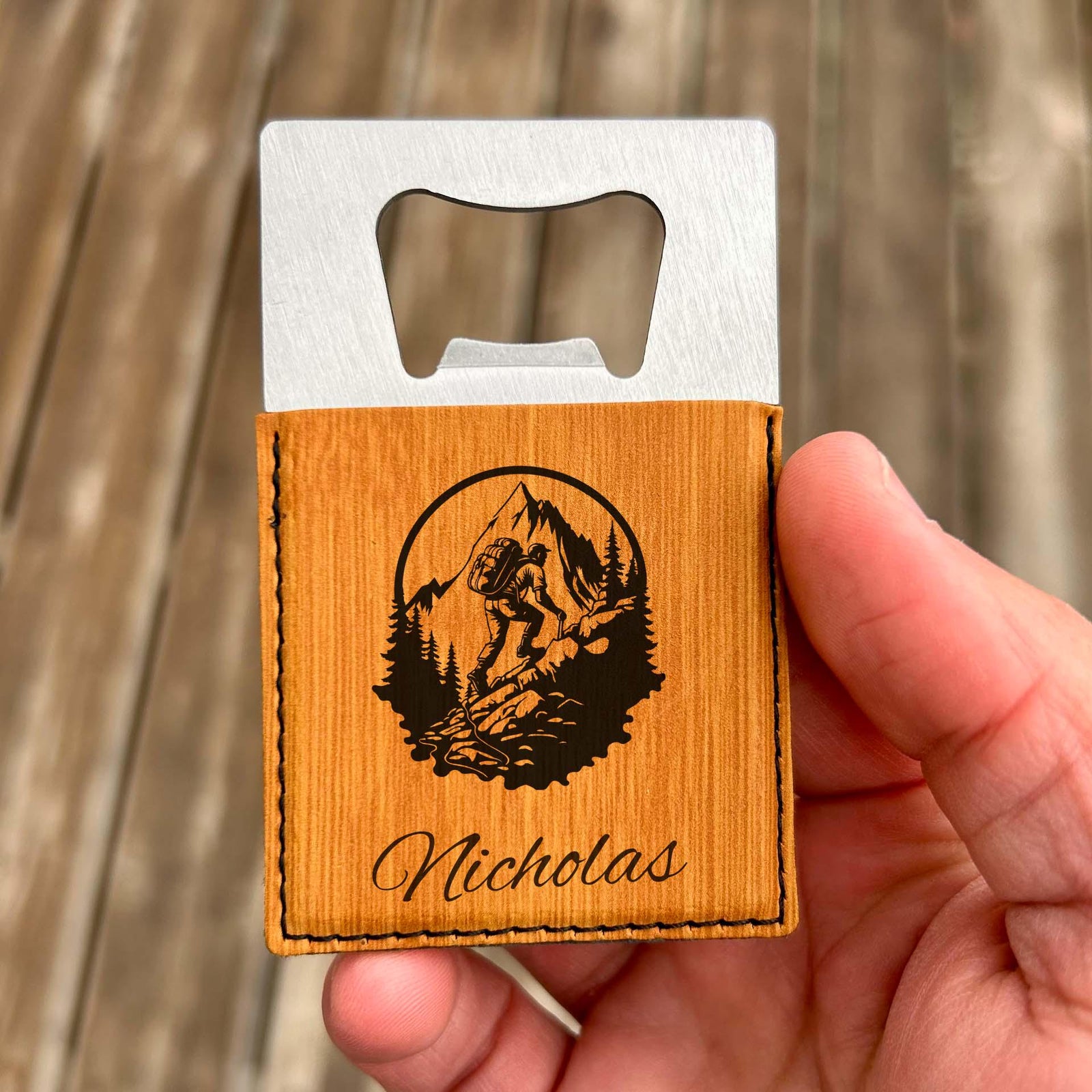 Hiking Large Bottle Opener – Stainless Steel