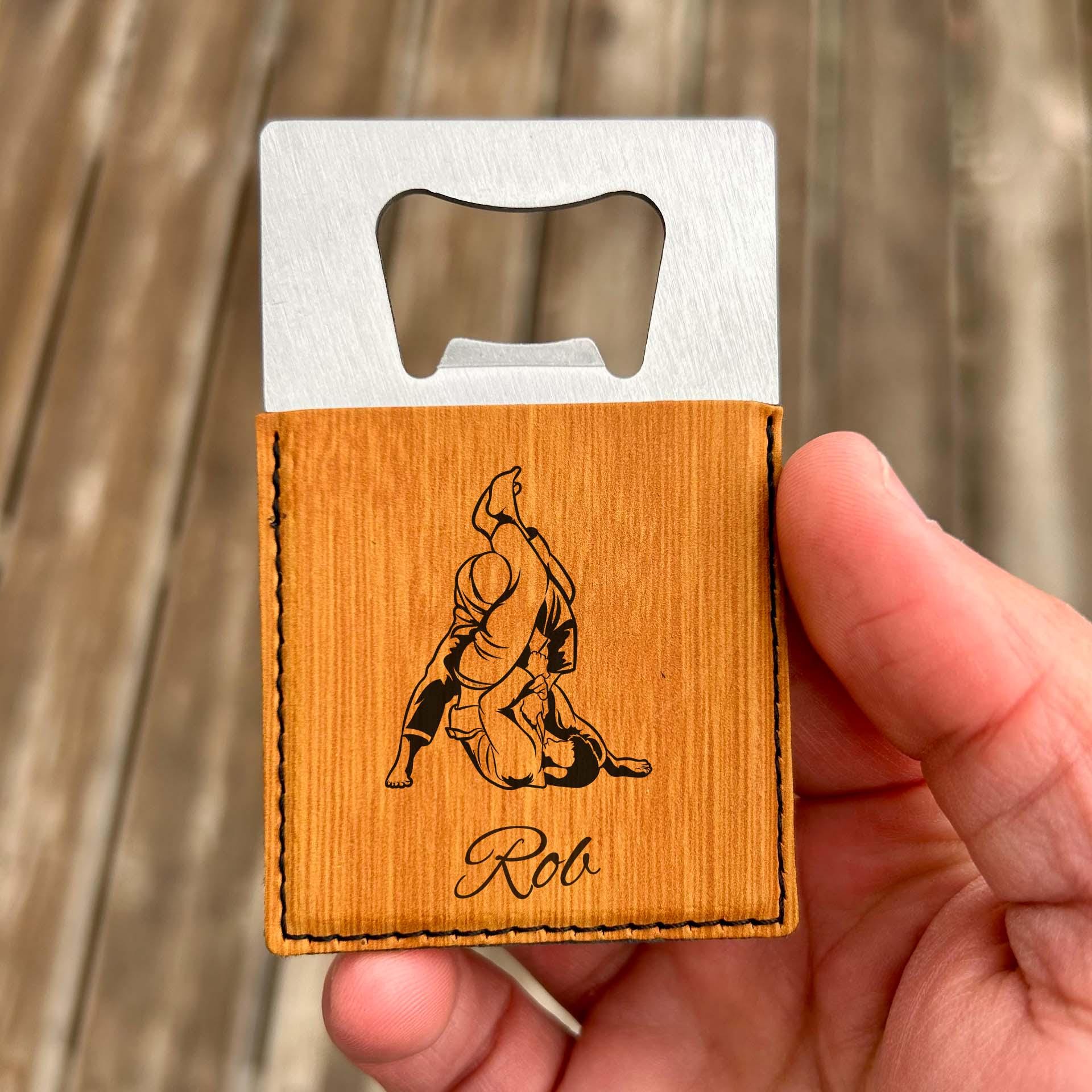 Jiu Jitsu Large Bottle Opener – Stainless Steel