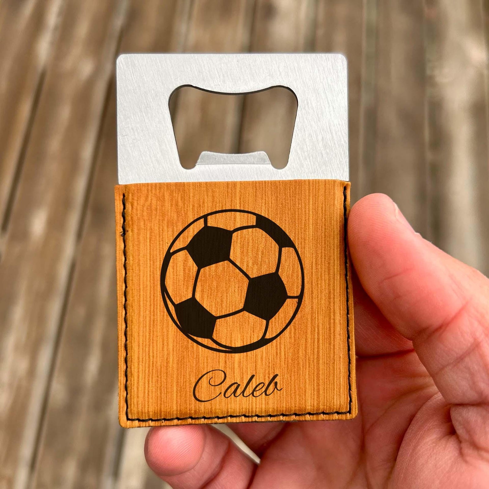 Soccer Large Bottle Opener – Stainless Steel