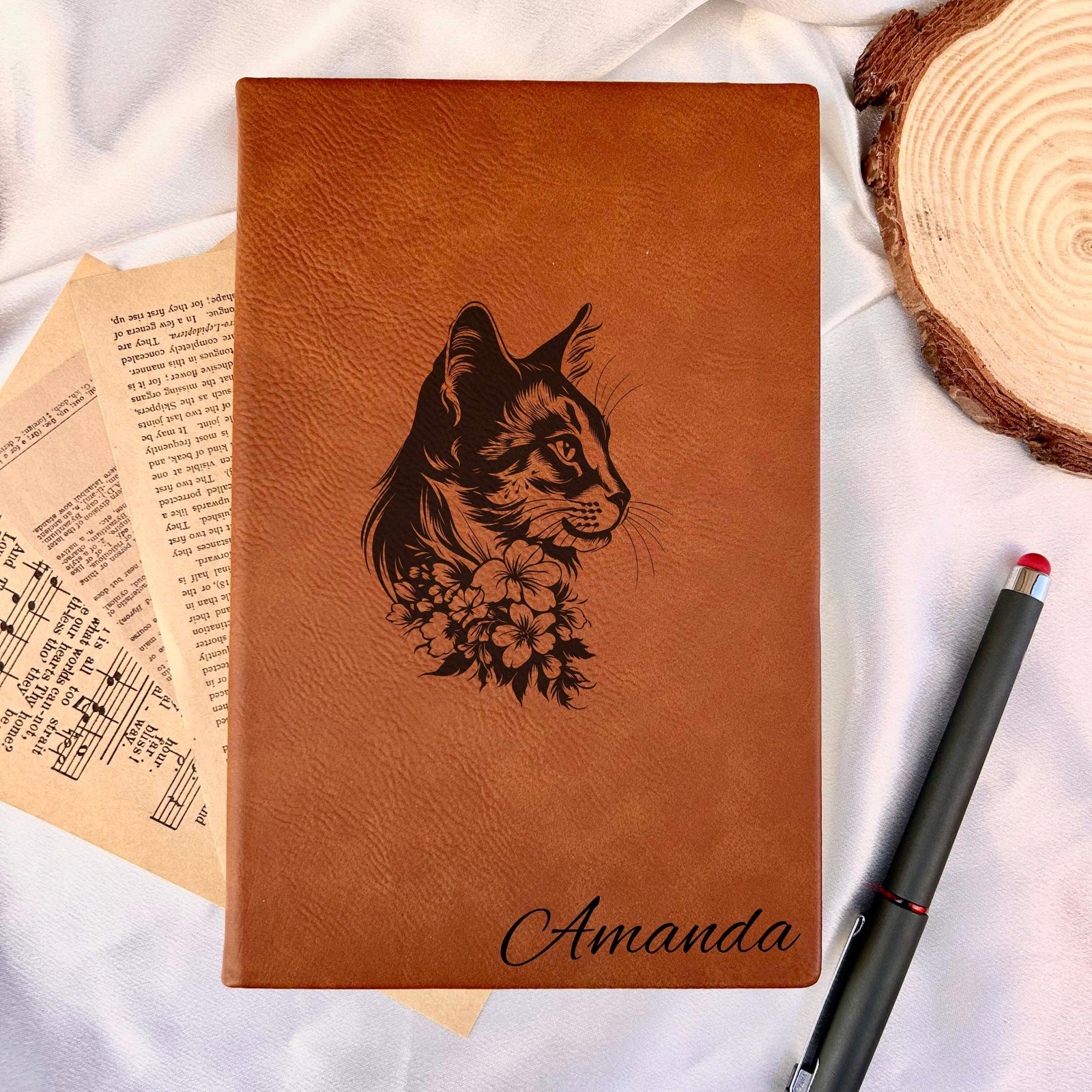 Cat Lover Journal – Hard Cover, Design #35