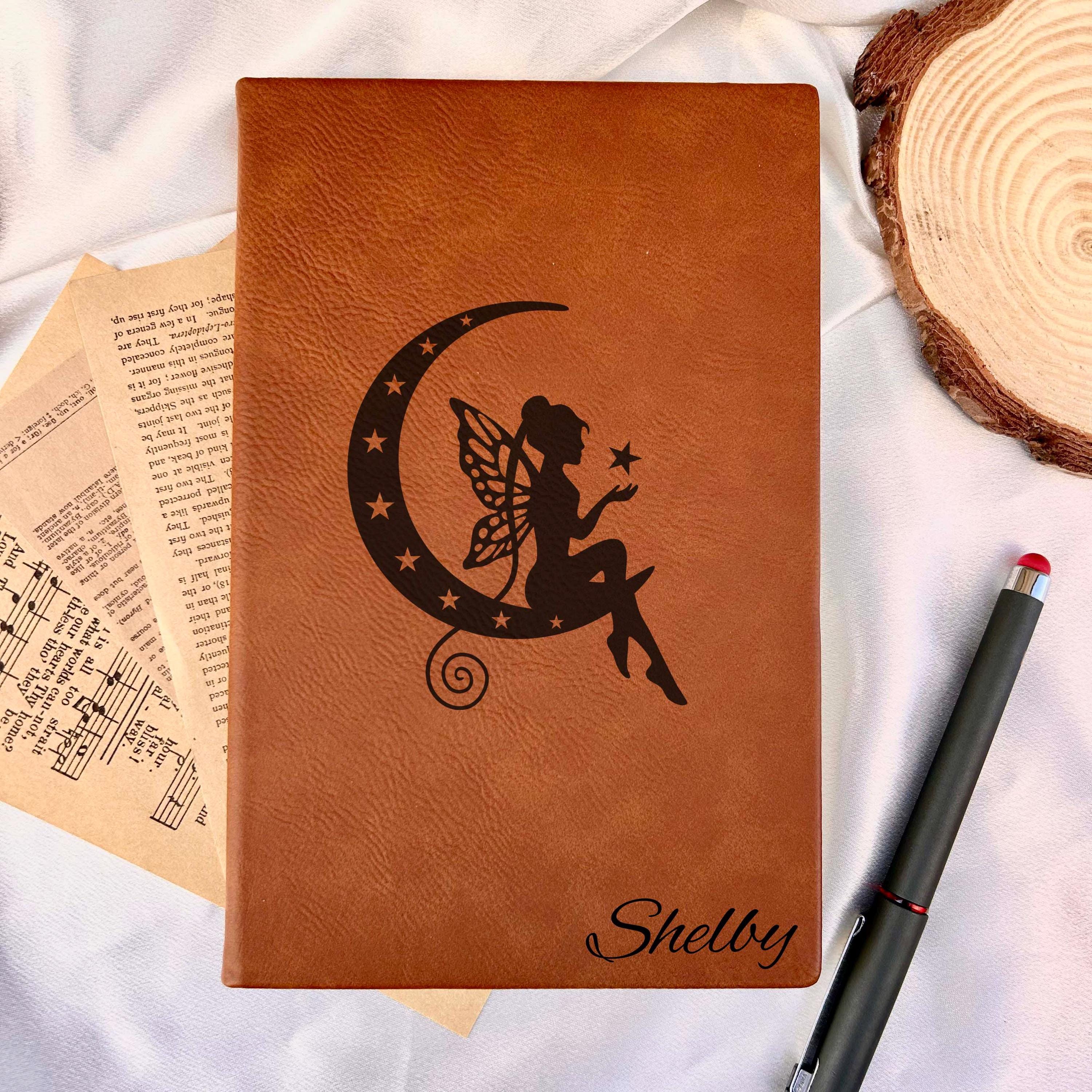 Moon & Fairy Journal – Hard Cover, Design #77