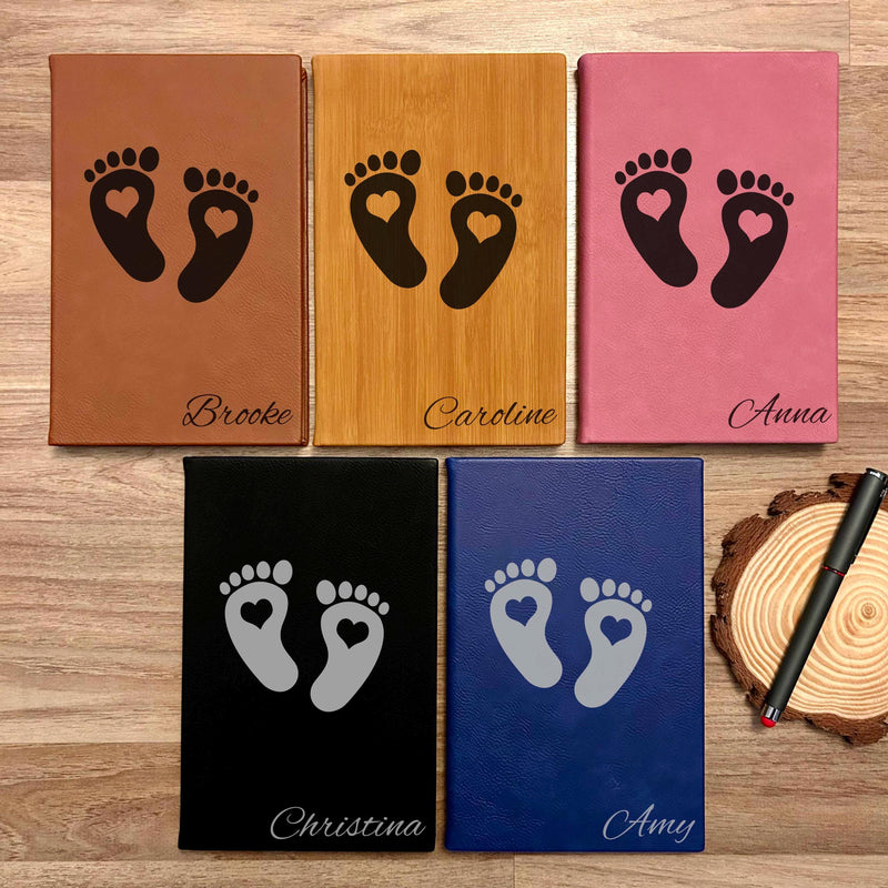 Baby Feet Custom Journal – Hard Cover, Design #93
