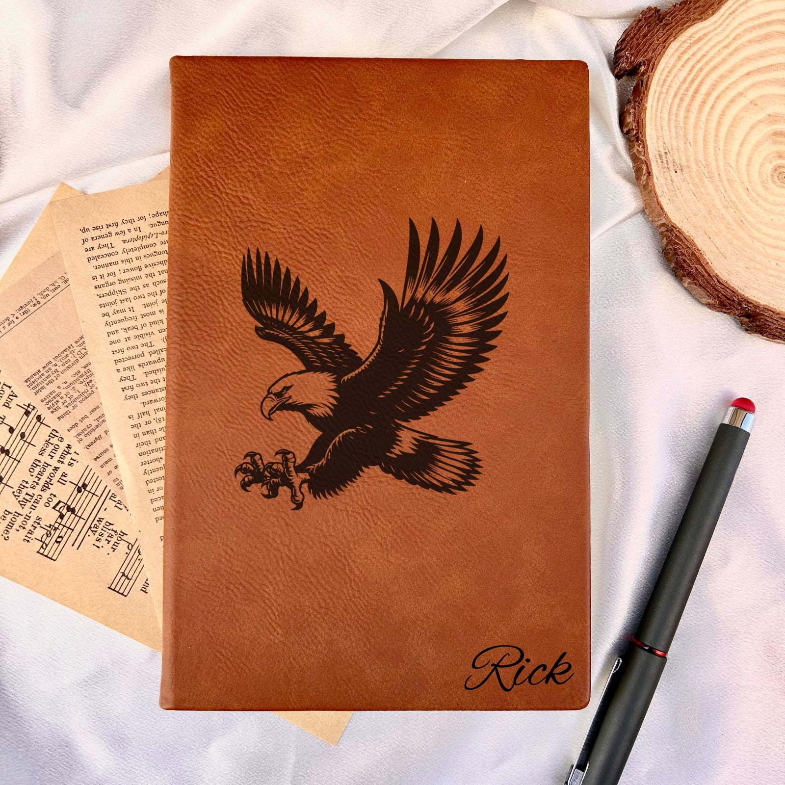 Eagle Custom Journal – Hard Cover, Eagle Design #1
