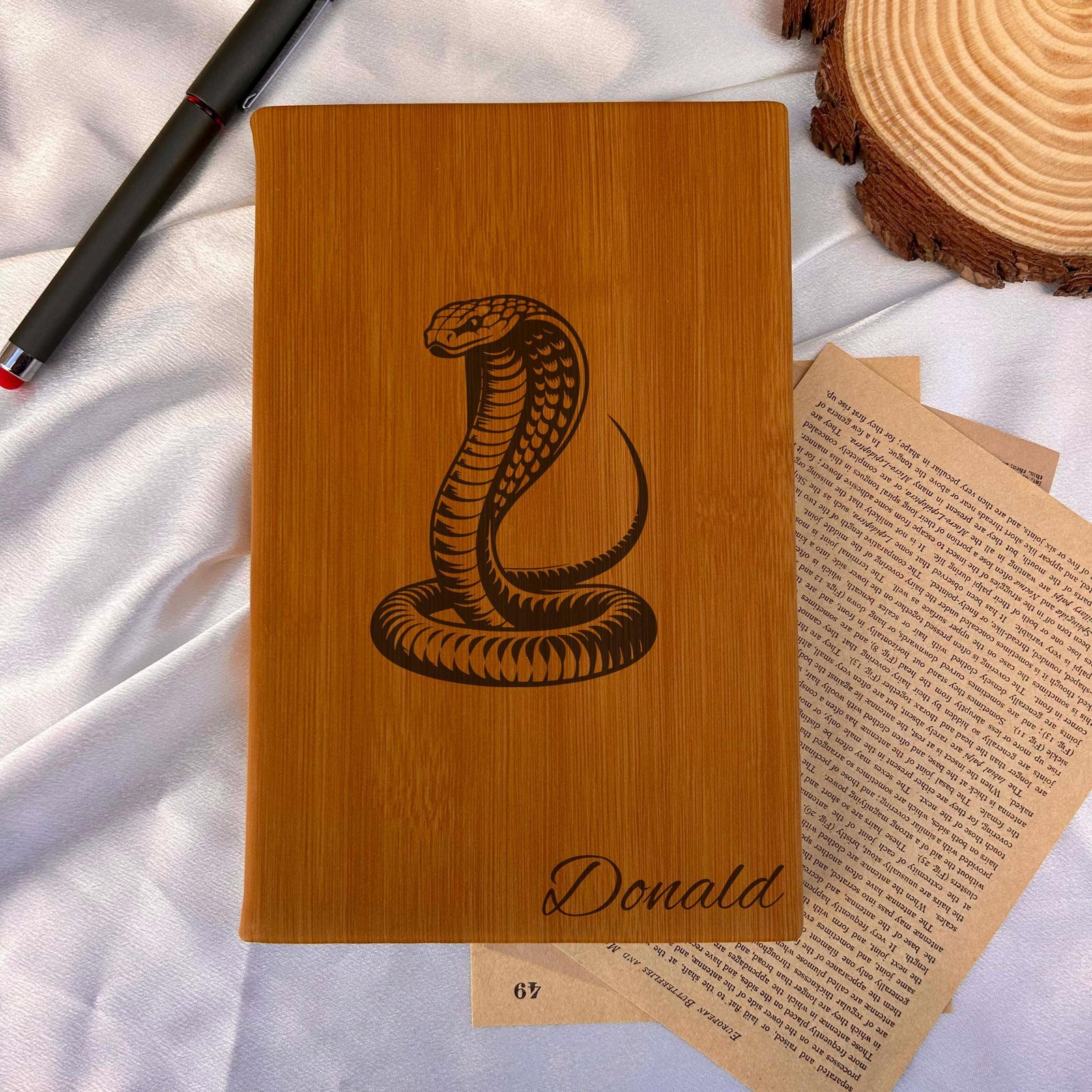 King Cobra Custom Journal – Hard Cover