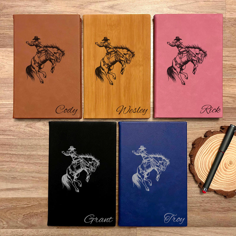Cowboy Custom Journal – Hard Cover, Cowboy Design #1