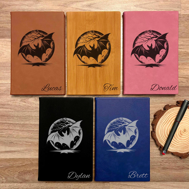 Bat Custom Journal – Hard Cover, Design #1