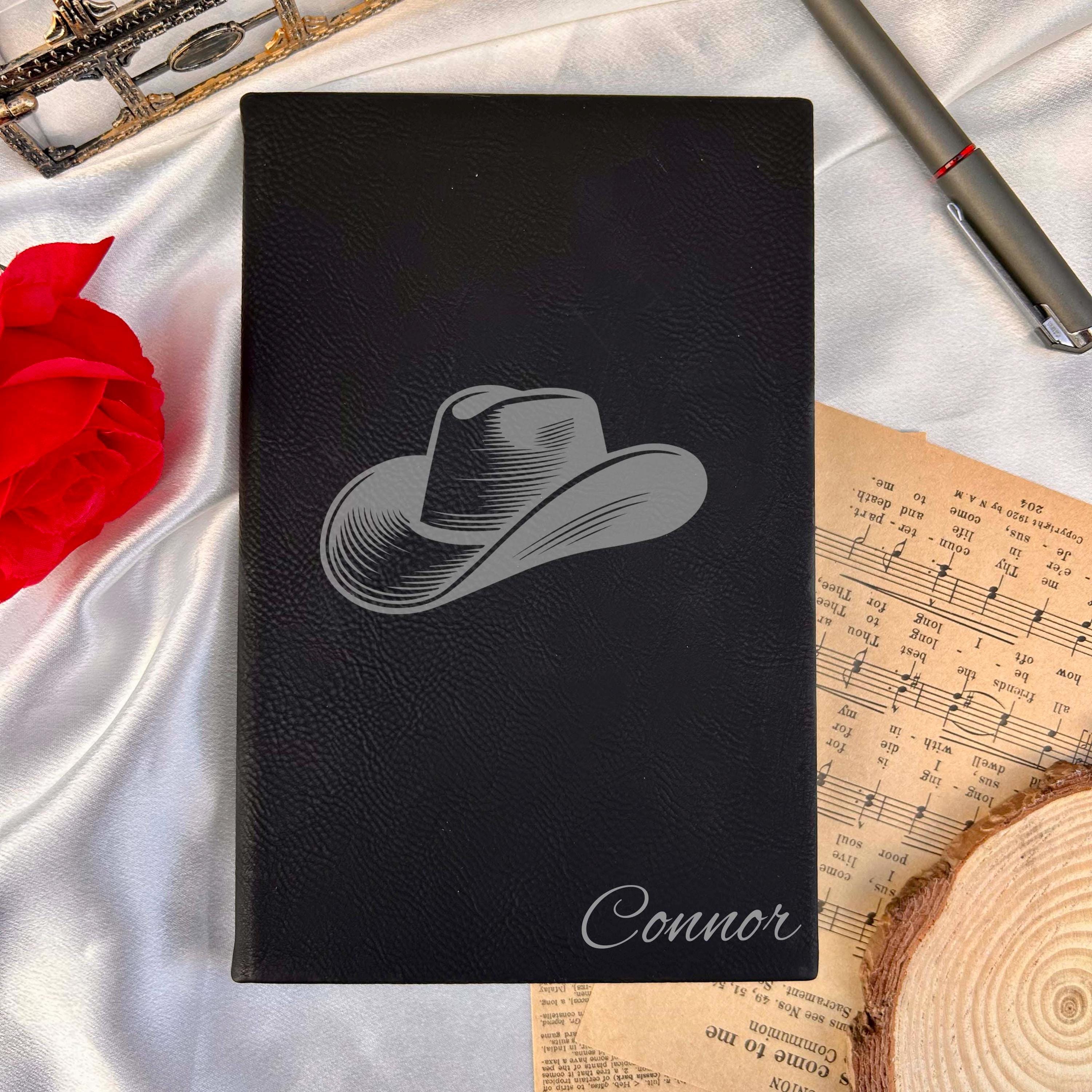 Rodeo Hat Custom Journal – Hard Cover, Design #10