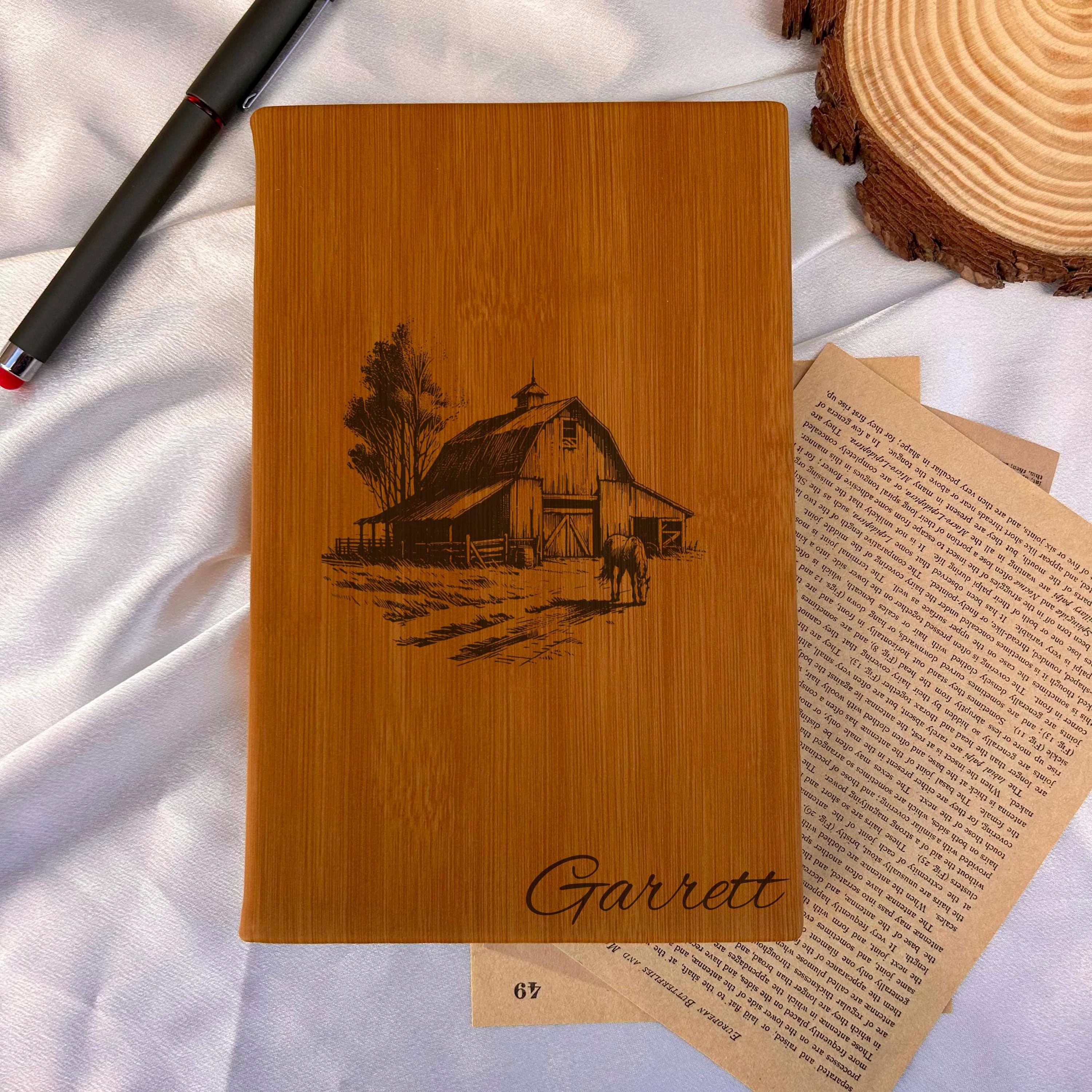 Old Barn Custom Journal – Hard Cover, Design #6