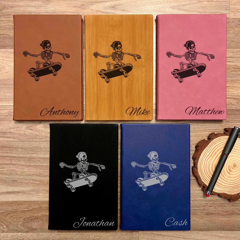 Skater Custom Journal – Hard Cover, Skate Design #1