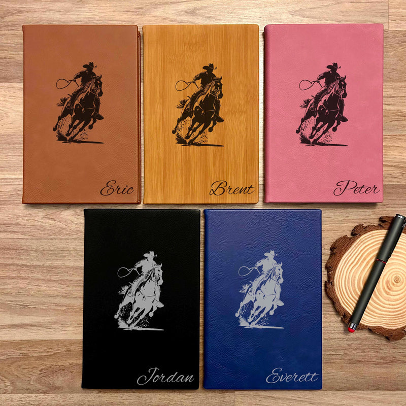 Cowboy Custom Journal – Hard Cover, Cowboy Design #2