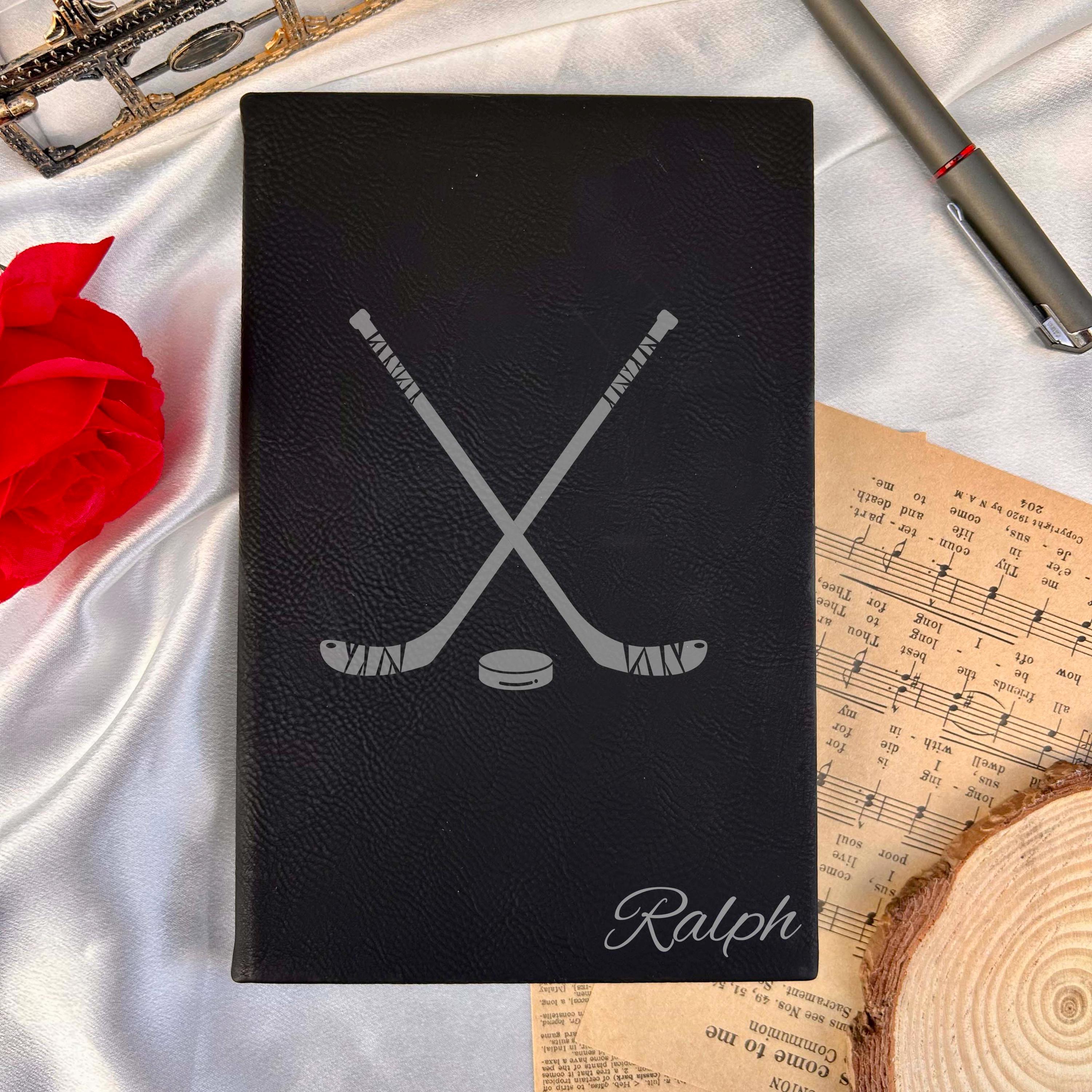 Hockey Sticks Custom Journal – Hard Cover
