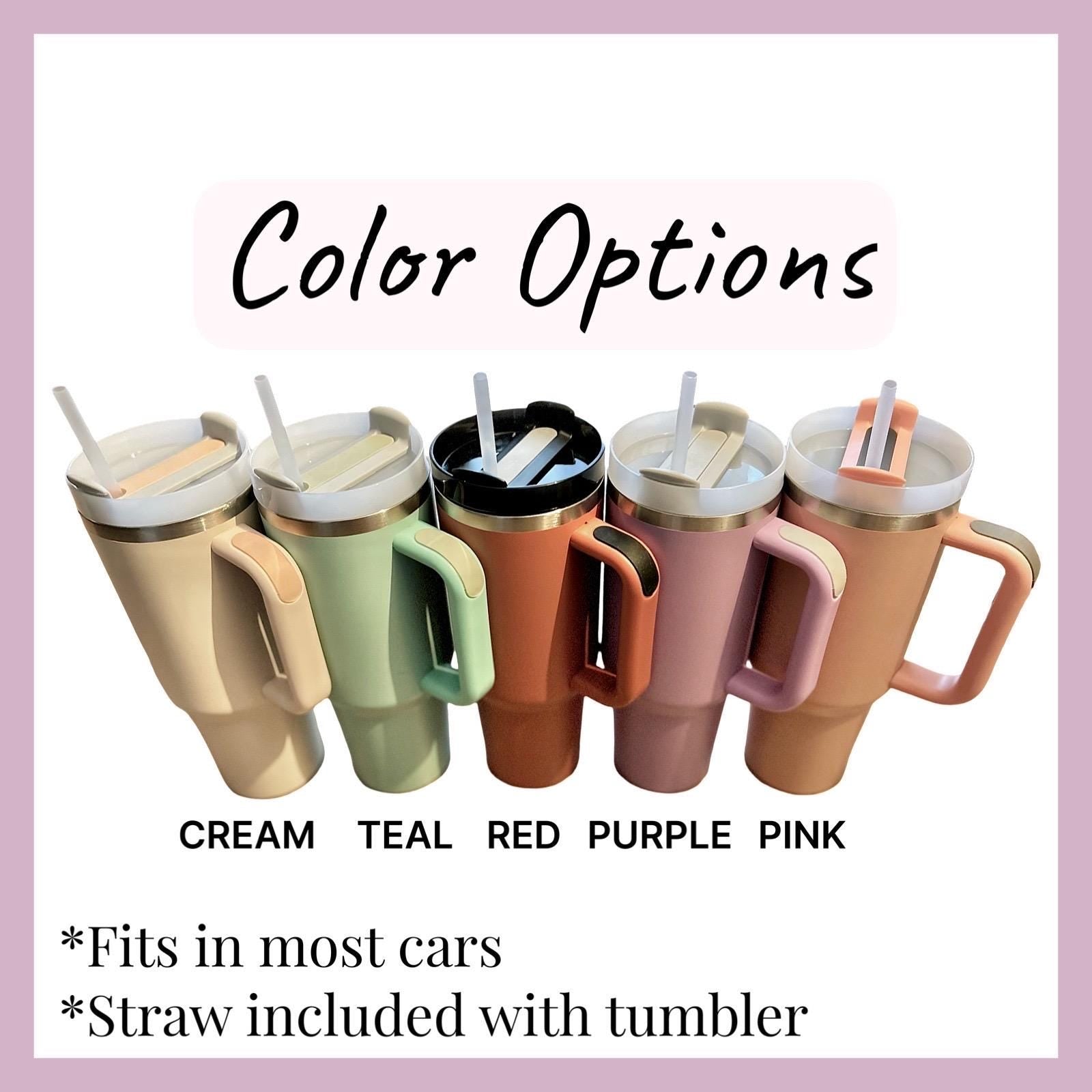 Butterfly 40oz Engraved Tumbler – Stainless Steel, Butterfly Design #1