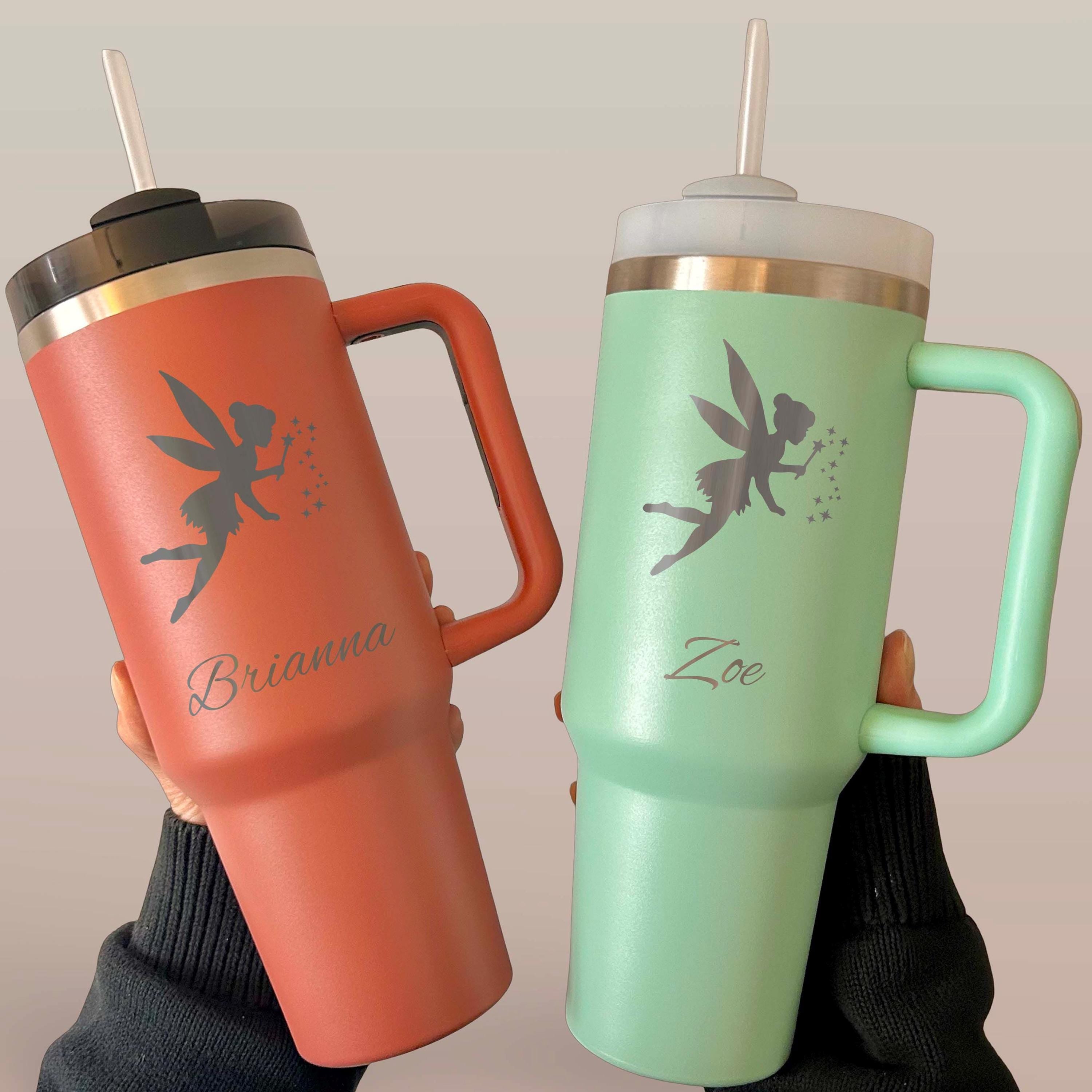 Flying Fairy 40oz Engraved Tumbler – Stainless Steel