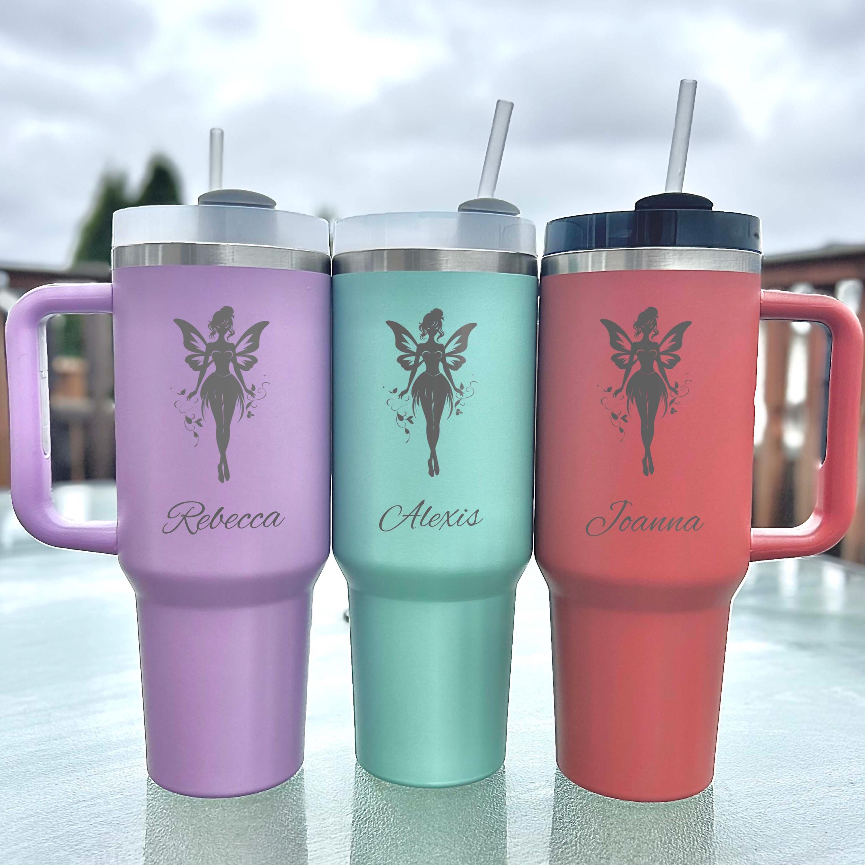 Nocturne Fairy 40oz Engraved Tumbler – Stainless Steel