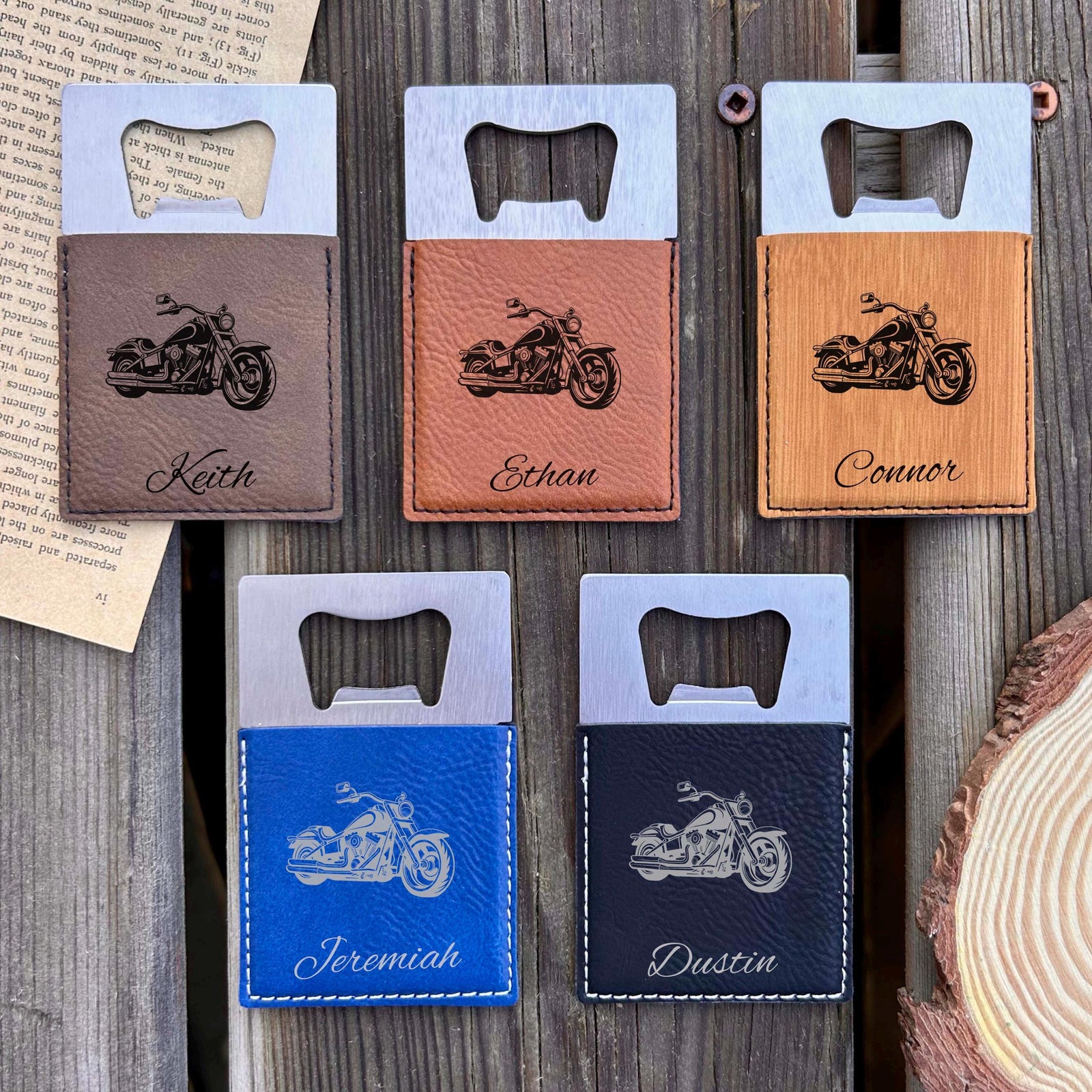 Motorcycle Large Bottle Opener – Stainless Steel, Motorcycle Design #1