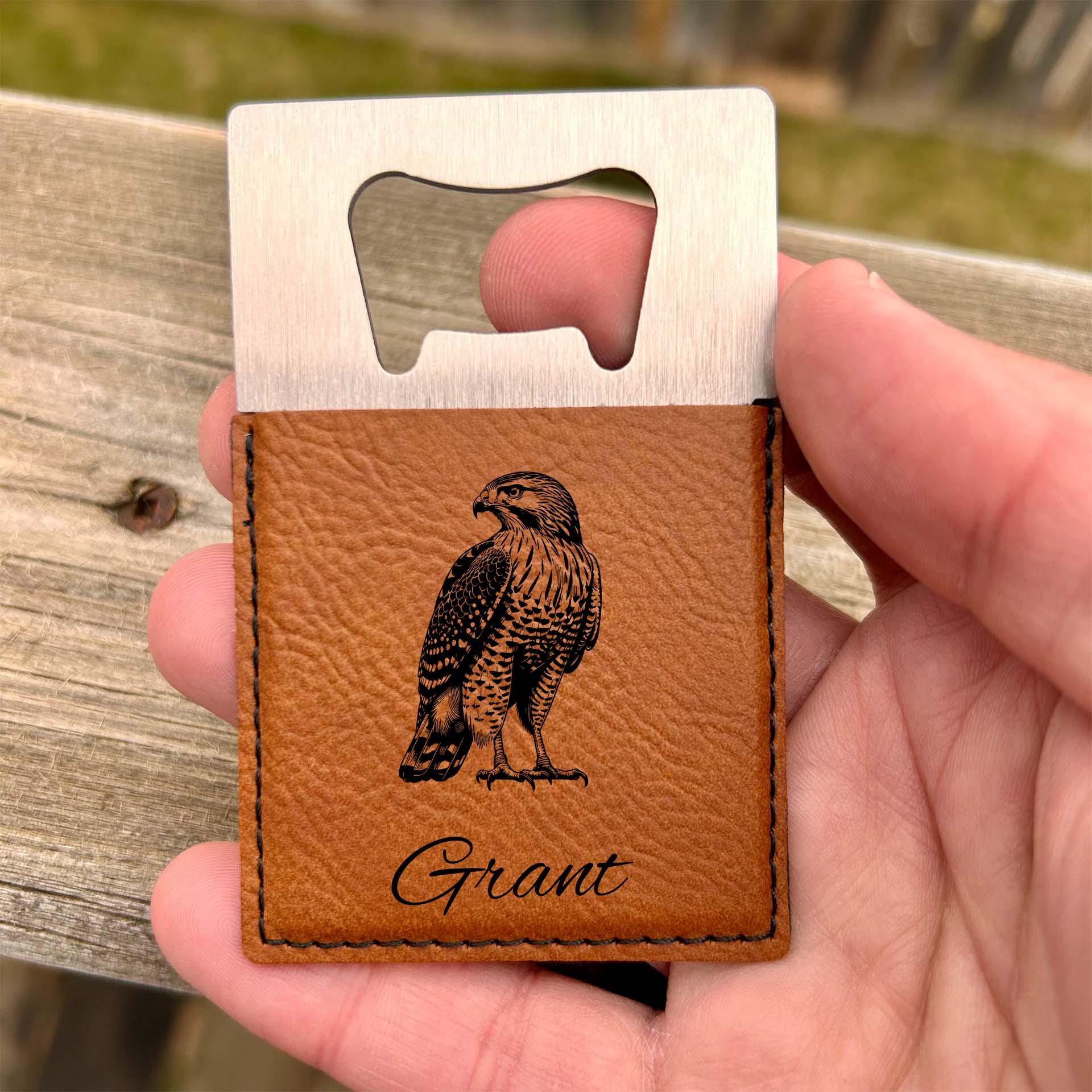 Hawk Large Bottle Opener – Stainless Steel