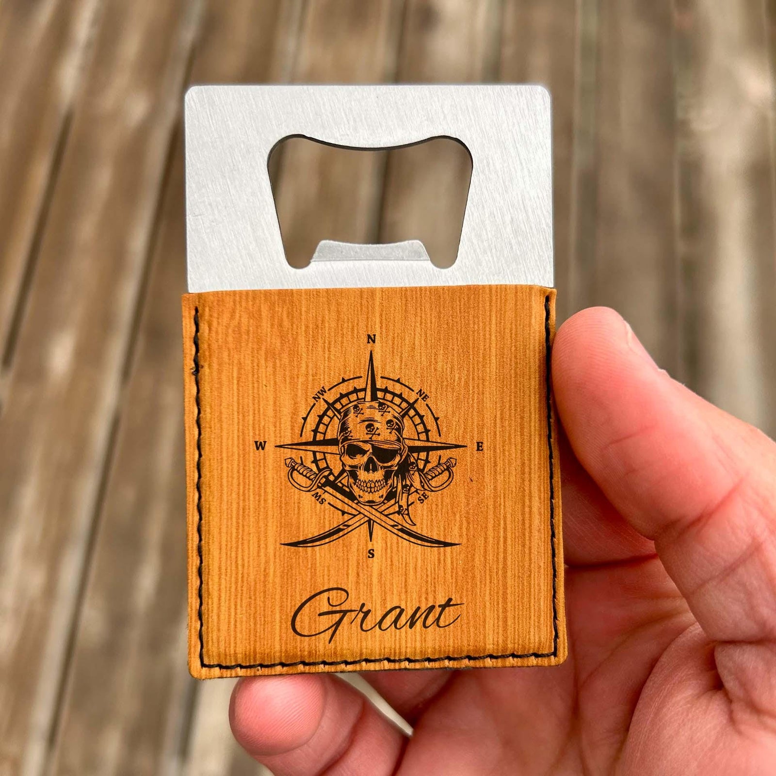 Pirate Large Bottle Opener – Stainless Steel