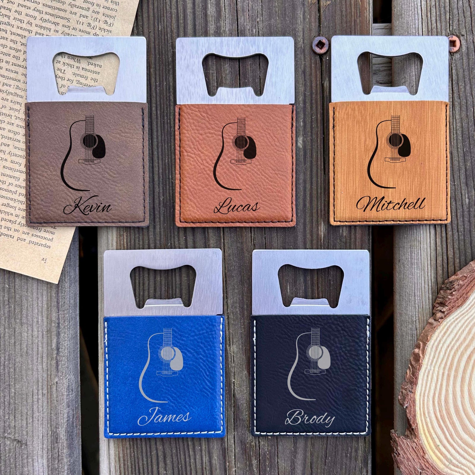 Guitar Large Bottle Opener – Stainless Steel