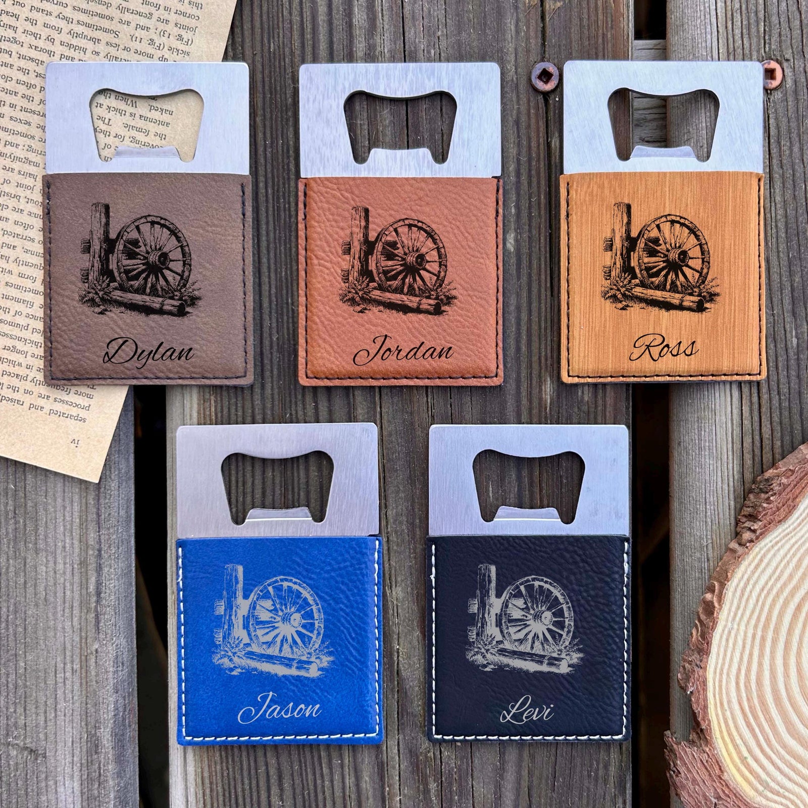 Old Wheel Large Bottle Opener – Stainless Steel