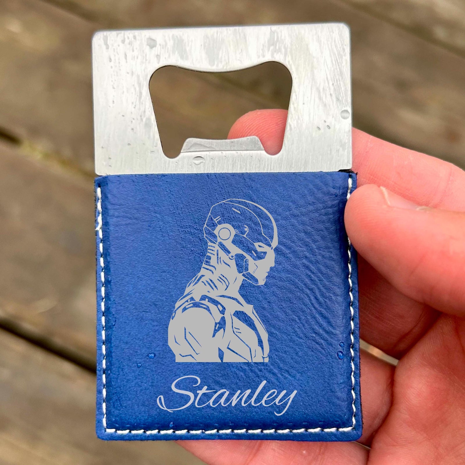 Cyborg Large Bottle Opener – Stainless Steel