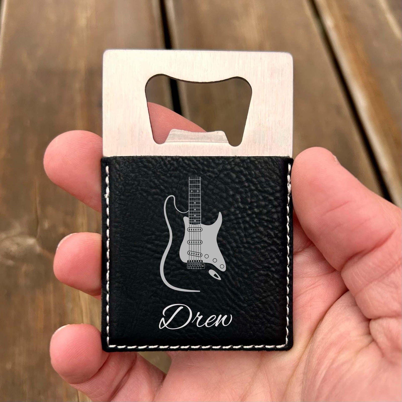 Electric Guitar Bottle Opener – Stainless Steel