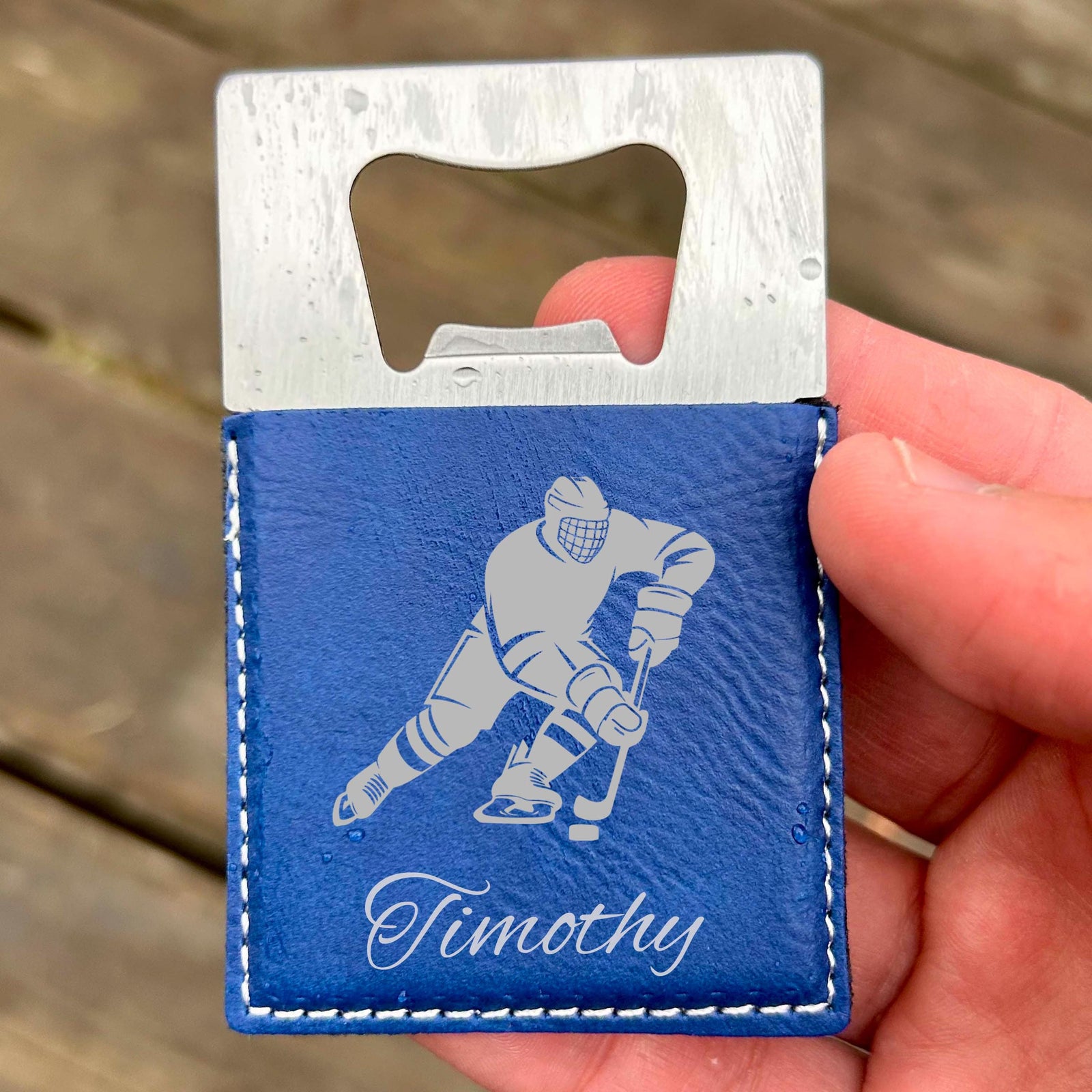 Hockey Large Bottle Opener – Stainless Steel