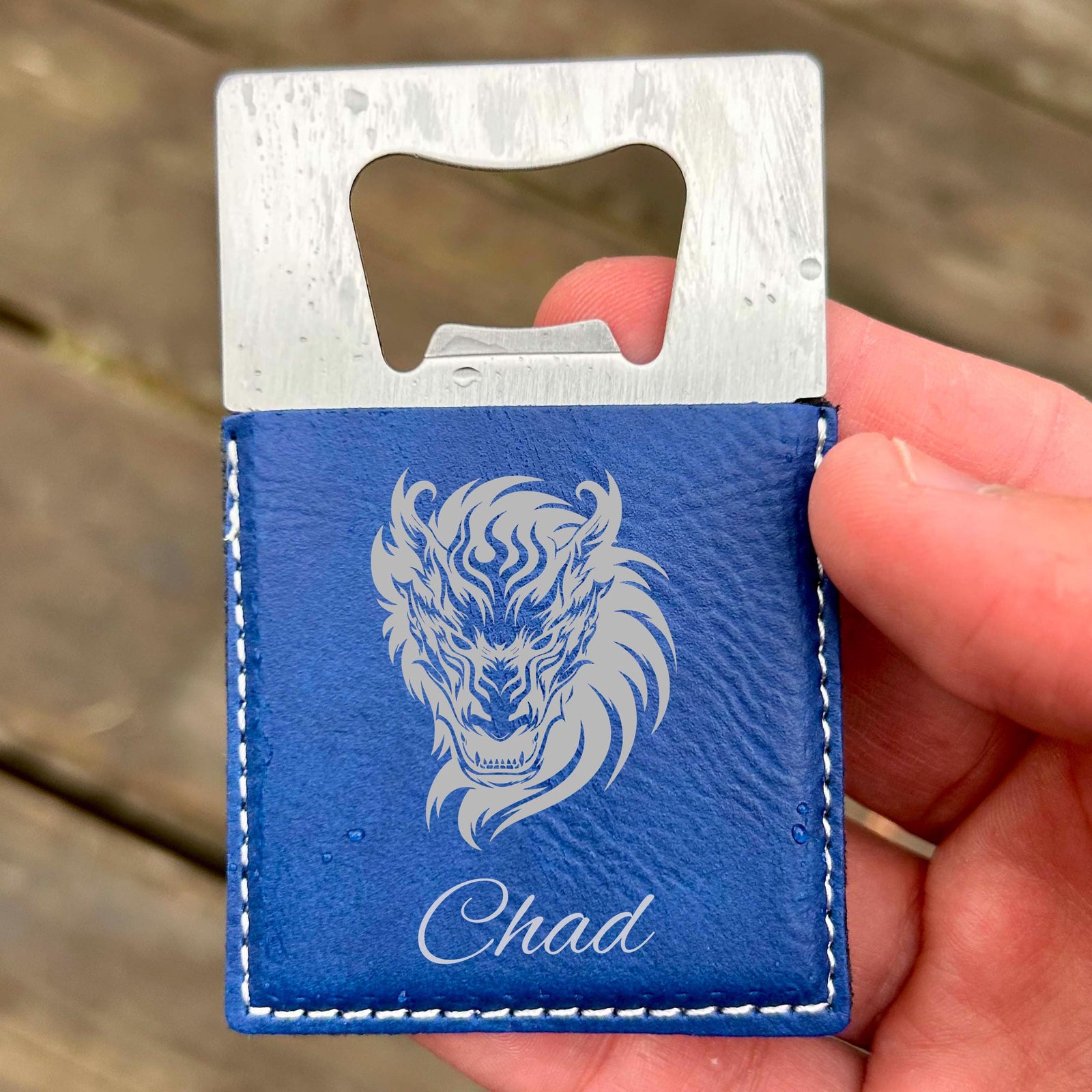 Dragon Large Bottle Opener – Stainless Steel, Dragon Design #2