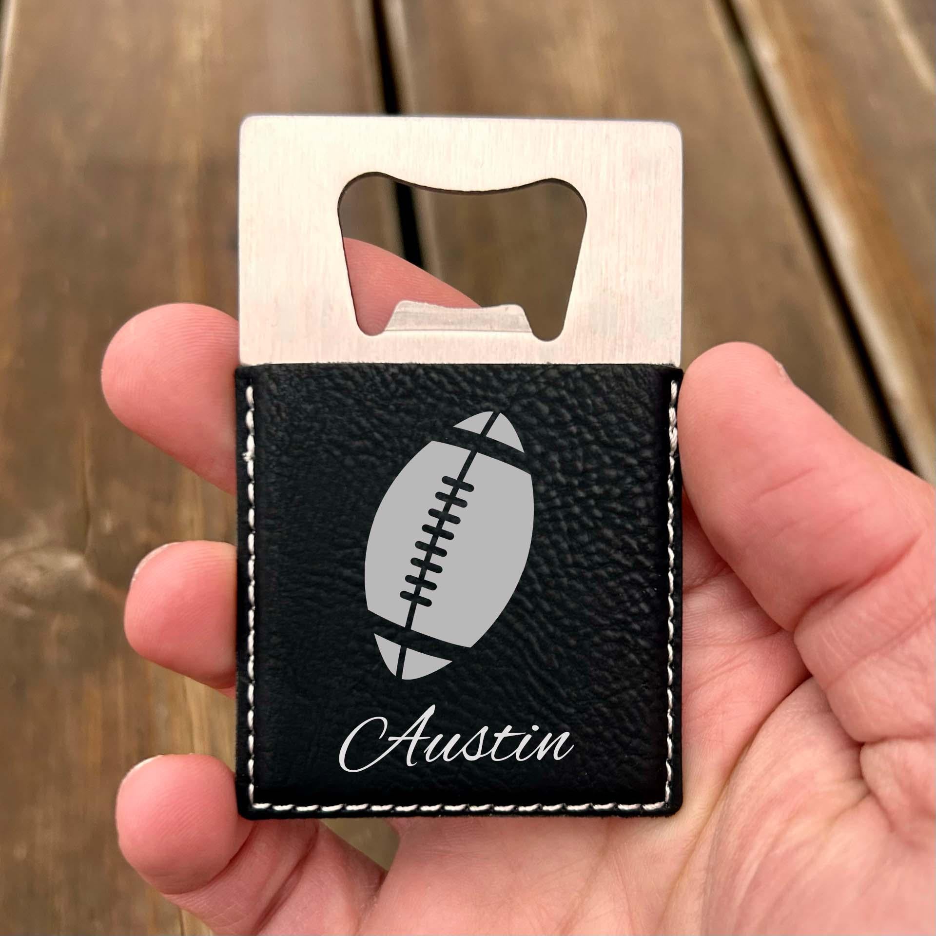 Football Large Bottle Opener – Stainless Steel