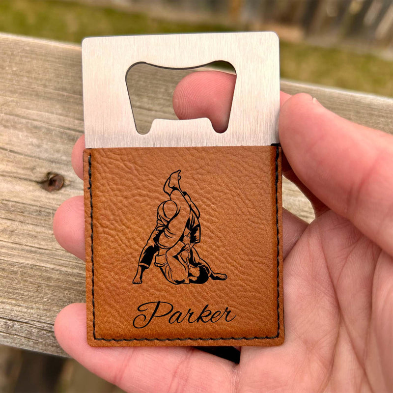 Jiu Jitsu Large Bottle Opener – Stainless Steel