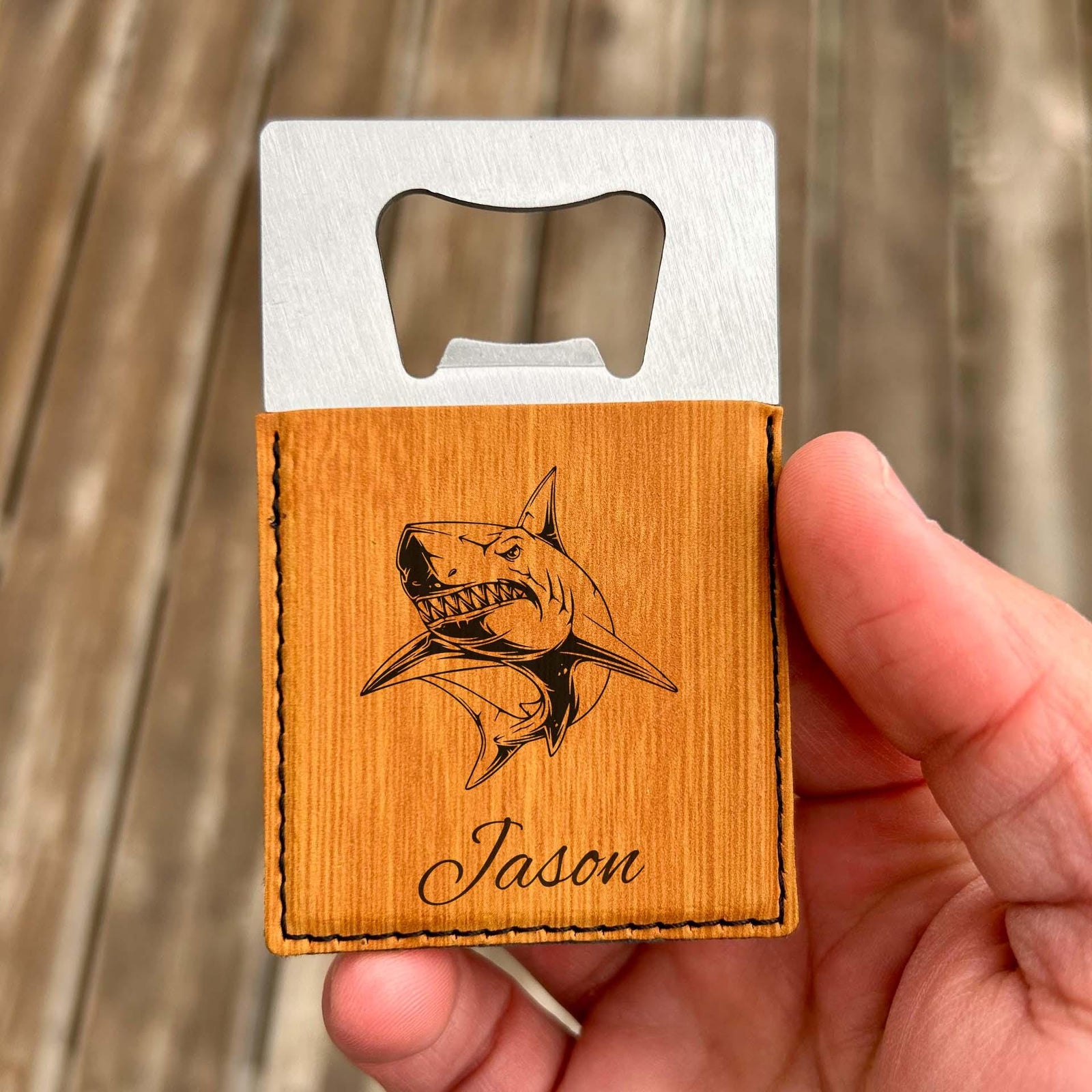 Shark Large Bottle Opener – Stainless Steel, Shark Design #1