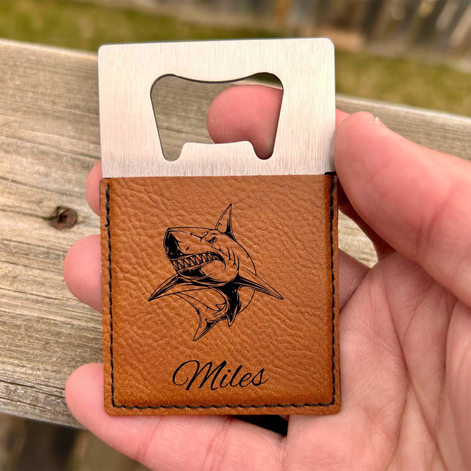 Shark Large Bottle Opener – Stainless Steel, Shark Design #1