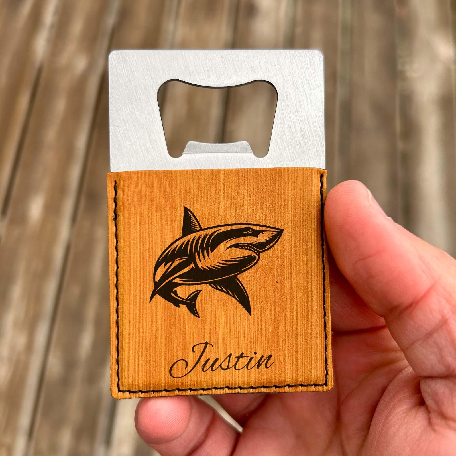 Shark Large Bottle Opener – Stainless Steel, Shark Design #2