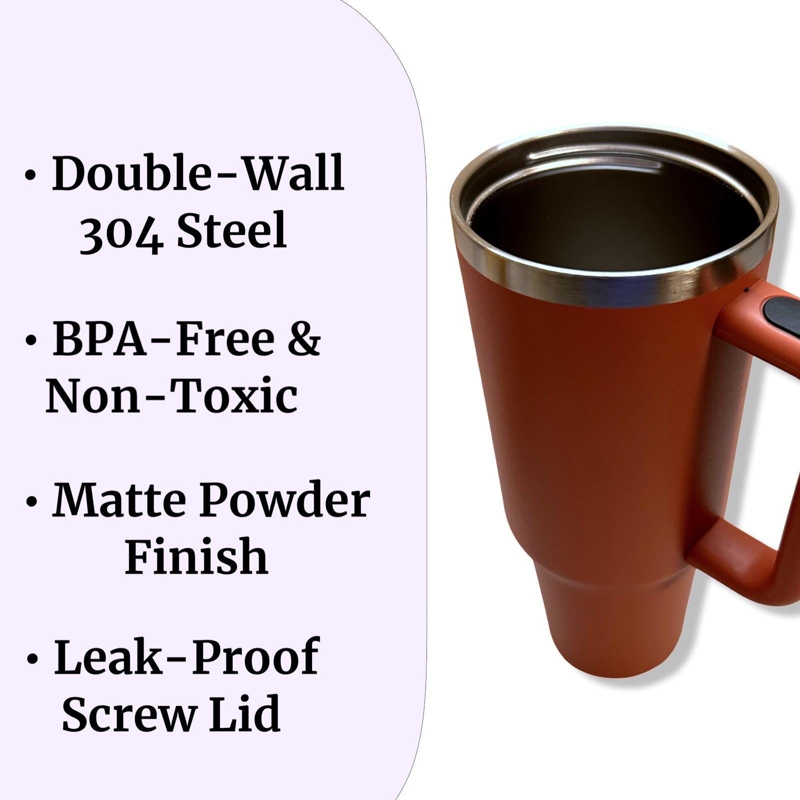 Coordinator 40oz Engraved Tumbler – Stainless Steel, Saying #4