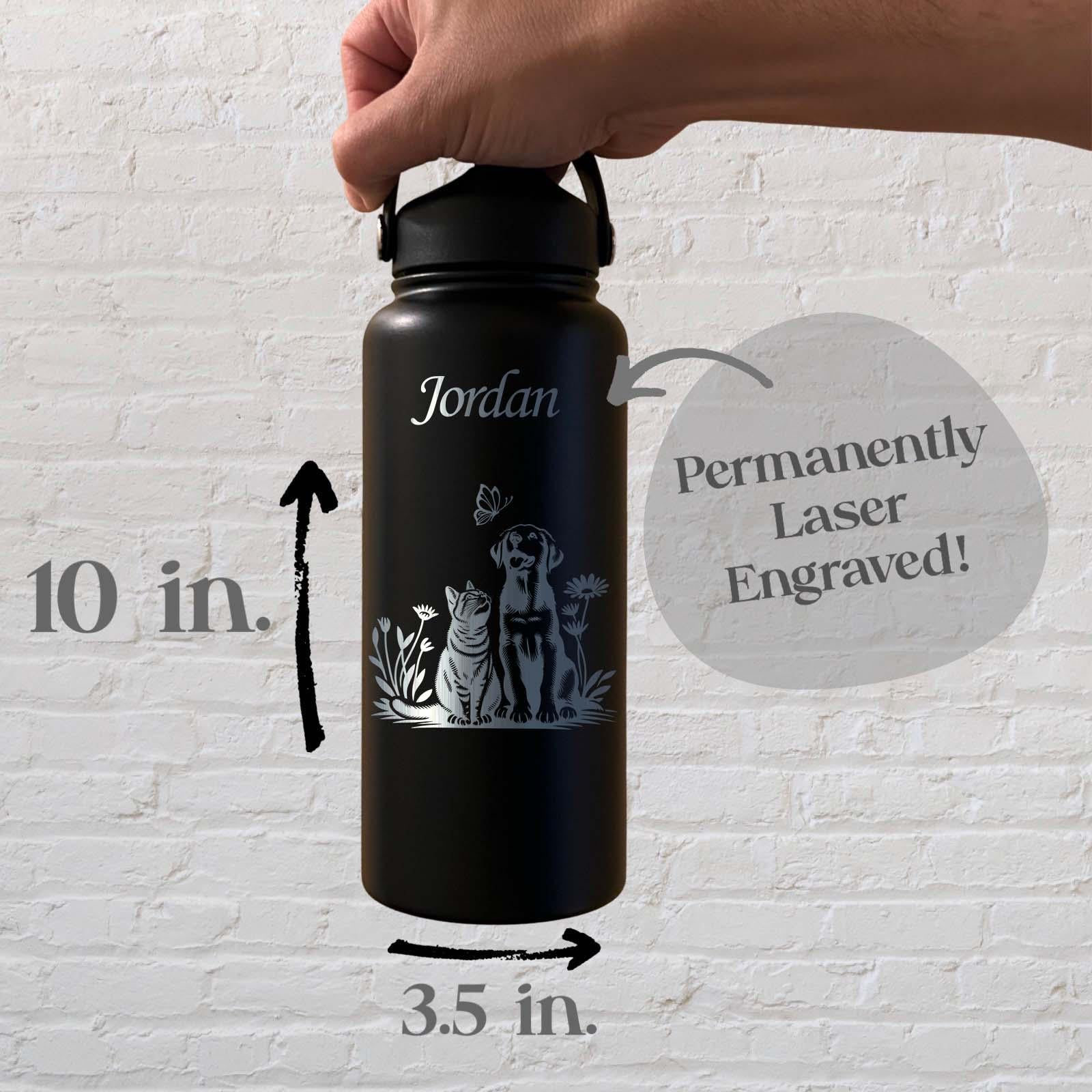 Cute Pets 32oz Water Bottle – Stainless Steel