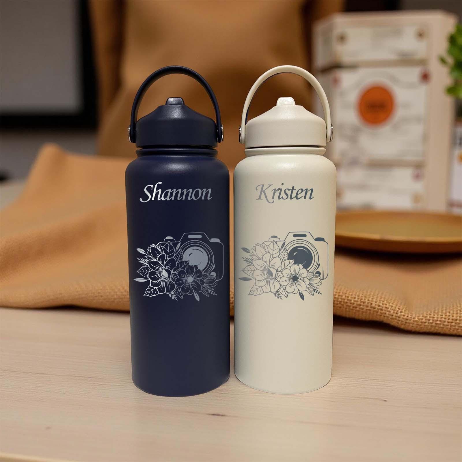 Photographer 32oz Water Bottle – Stainless Steel