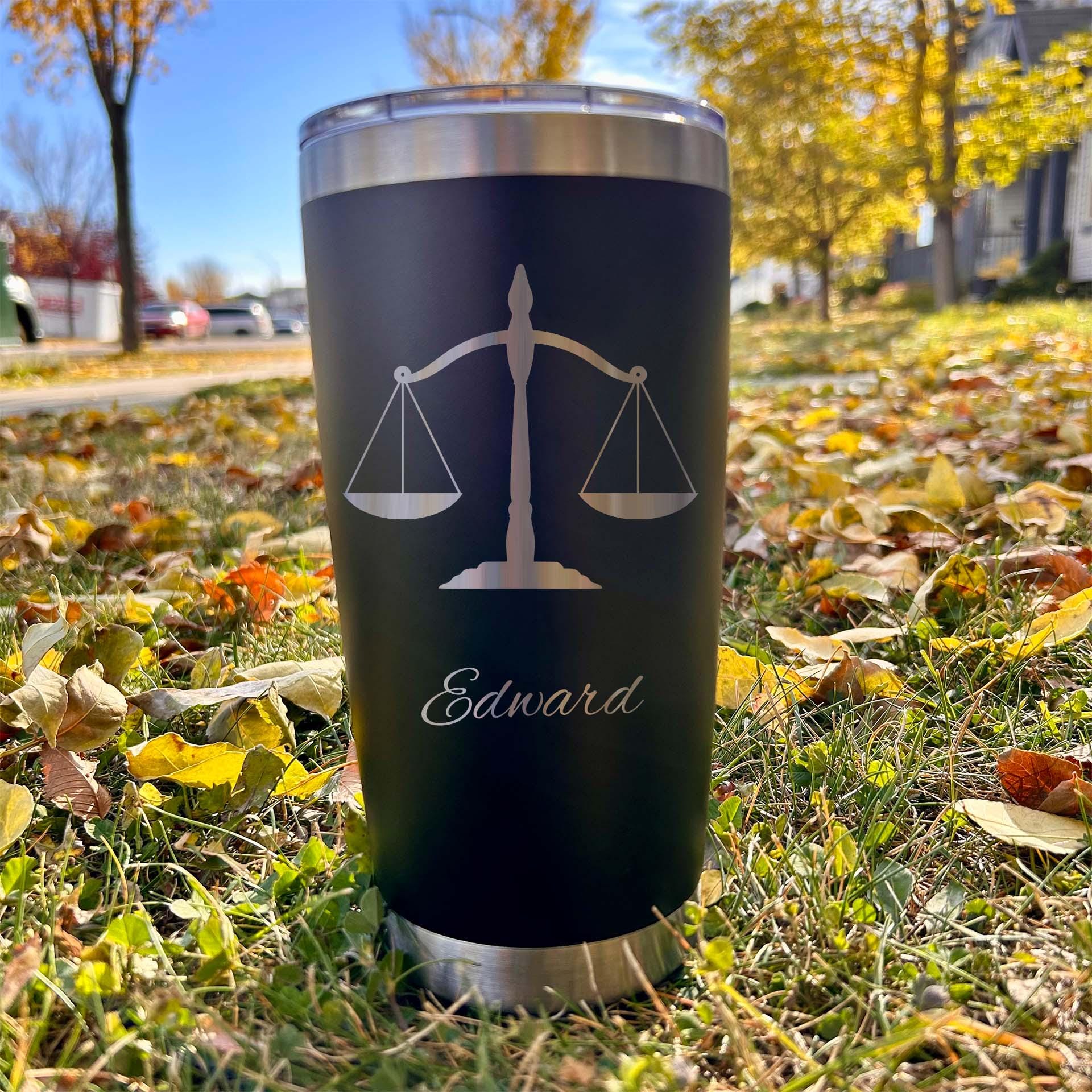 Lawyer 20oz Engraved Tumbler – Stainless Steel